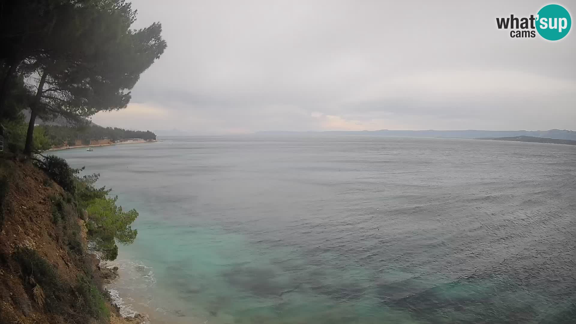 Webcam plage Potočine Bol – Vue en direct sur Borak Beach, île de Brač