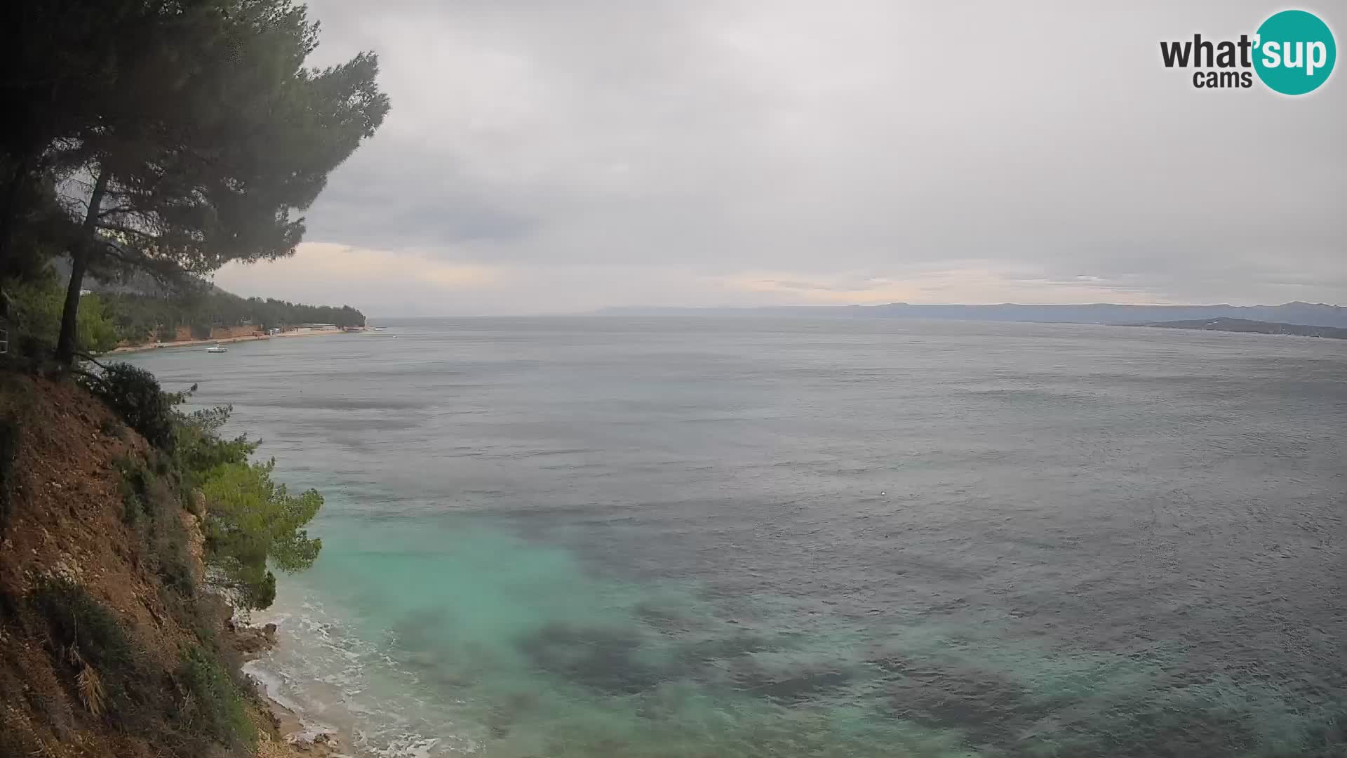 Webcam Playa Potočine Bol – Vista en vivo de Borak Beach, Isla de Brač