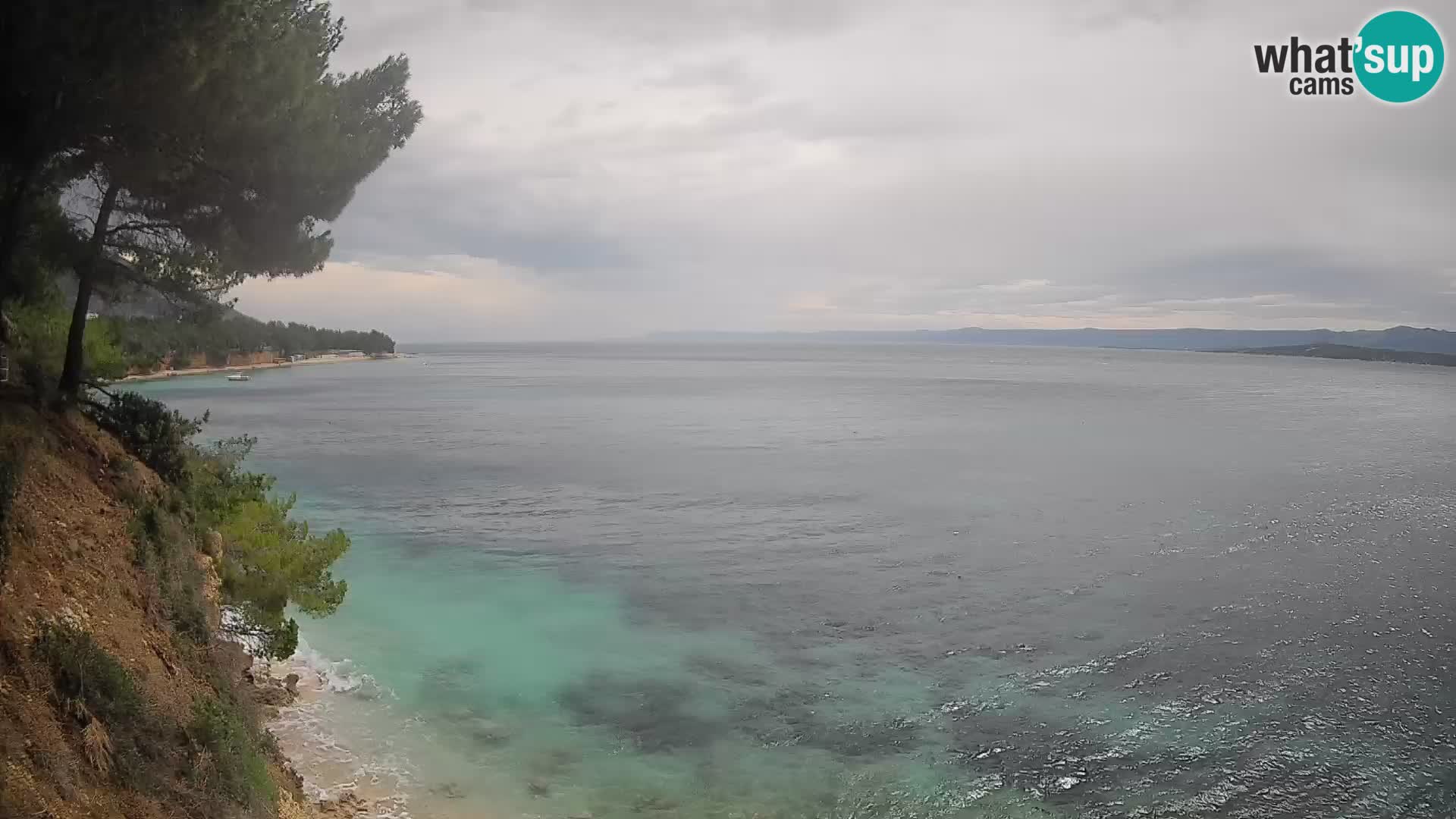 Webcam Potočine Beach Bol – Live View of Borak Beach, Brač Island