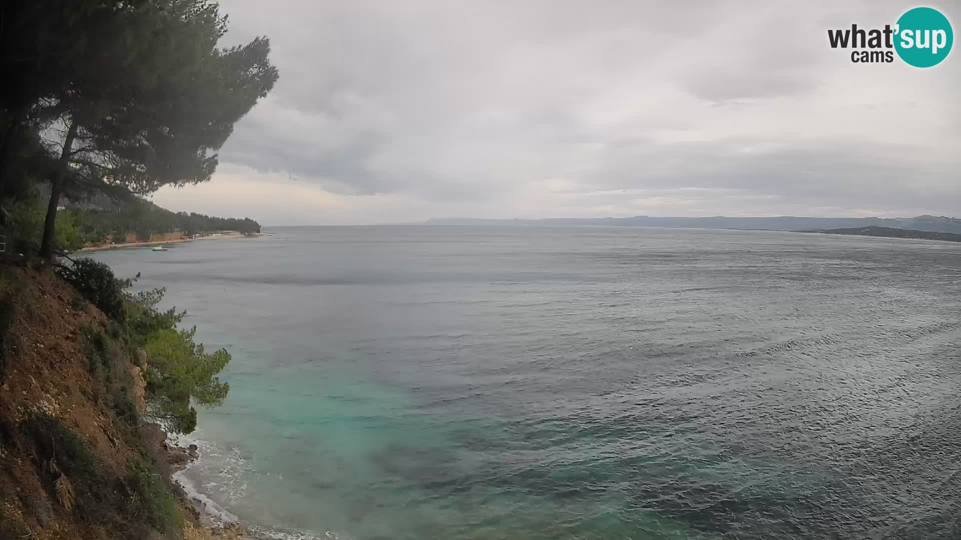 Web kamera Potočine Bol – Pogled uživo na plažu Borak, otok Brač