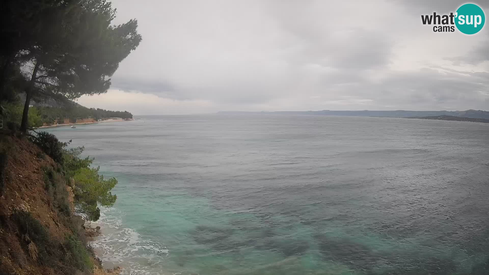 Webcam Potočine Beach Bol – Live View of Borak Beach, Brač Island