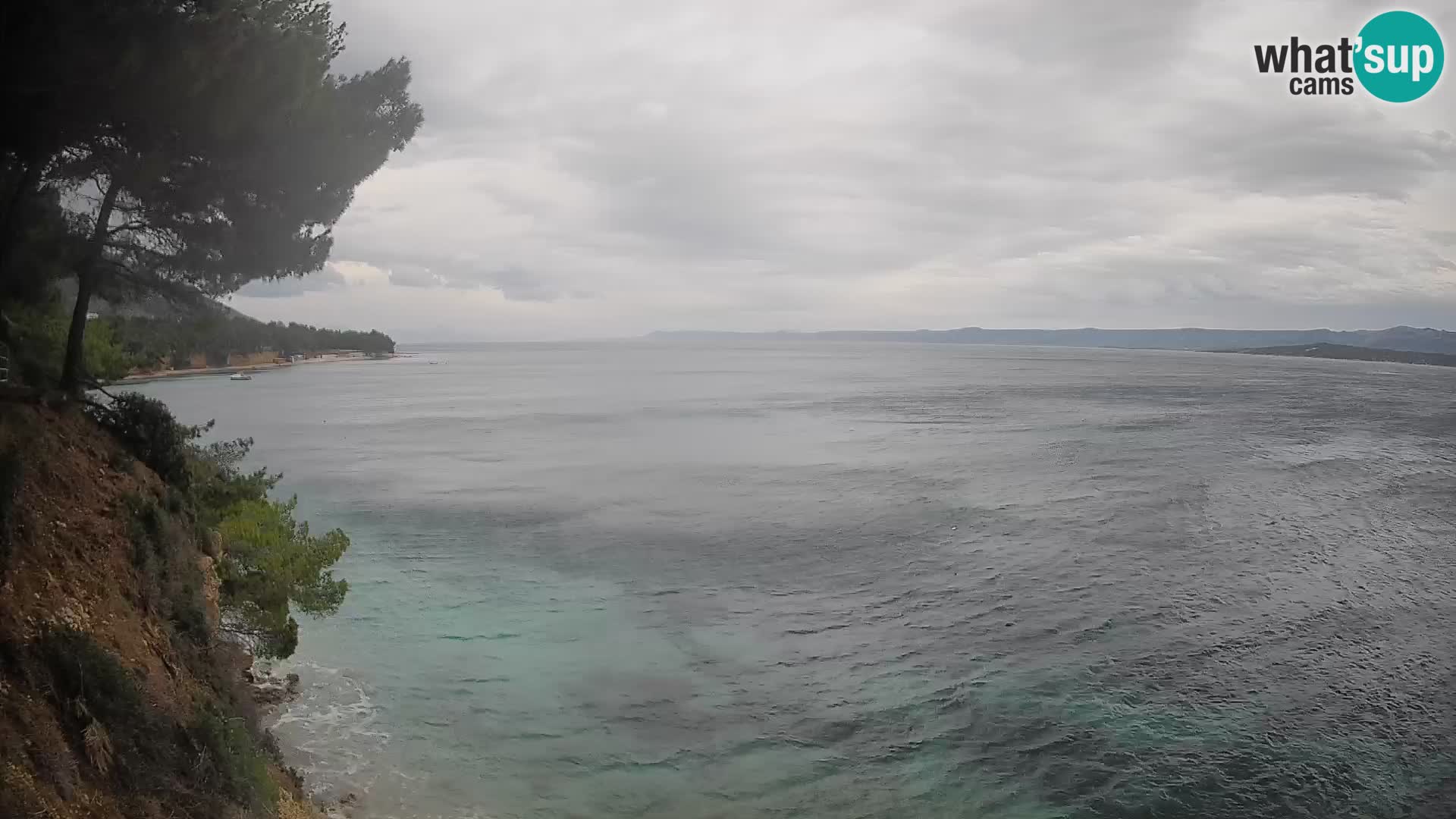 Webcam Potočine Beach Bol – Live View of Borak Beach, Brač Island