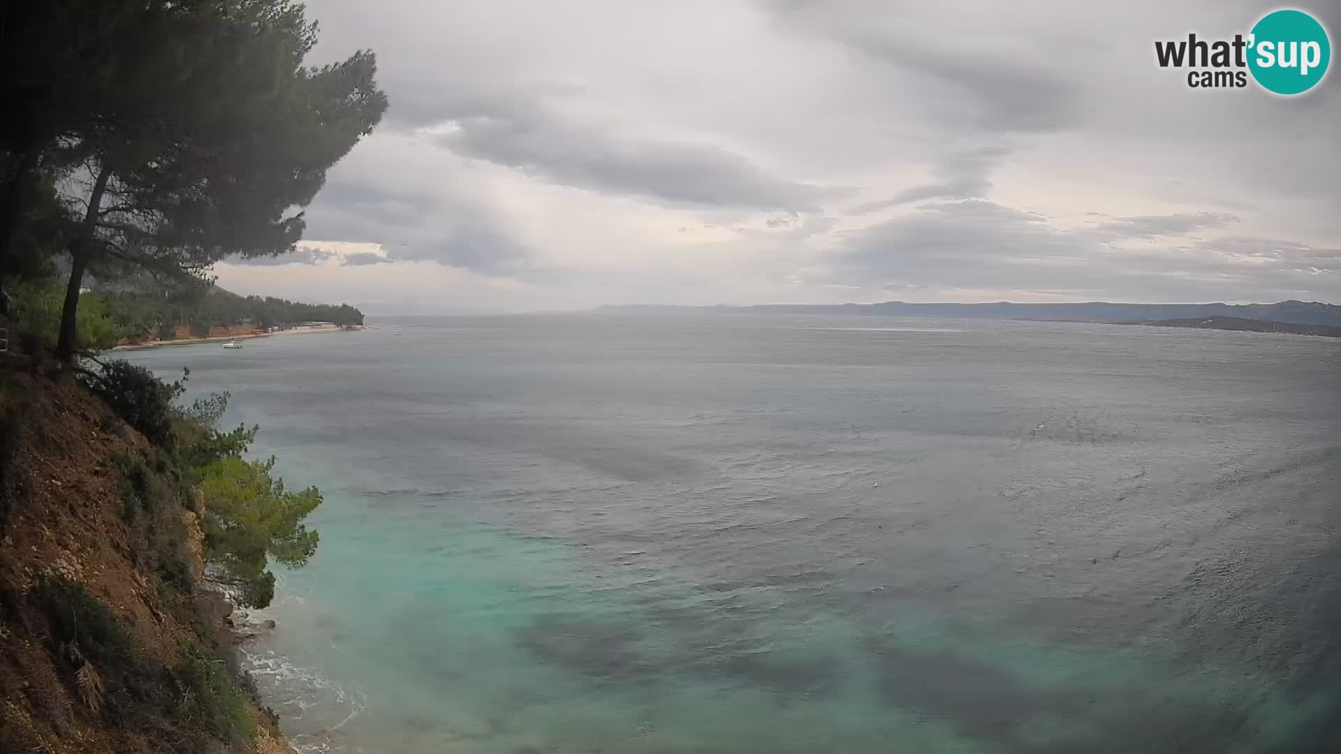 Webcam Playa Potočine Bol – Vista en vivo de Borak Beach, Isla de Brač