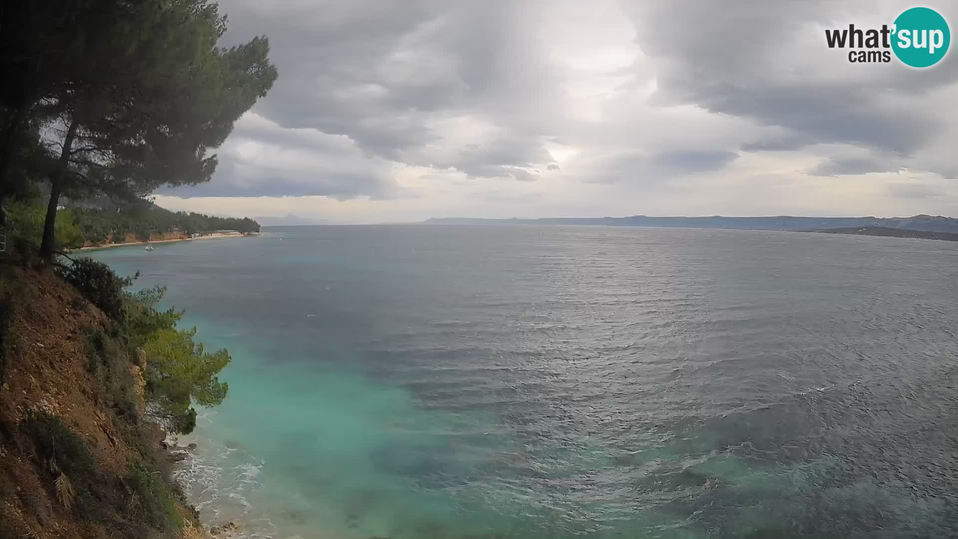Webcam Strand Potočine Bol – Liveblick auf Borak Beach, Insel Brač