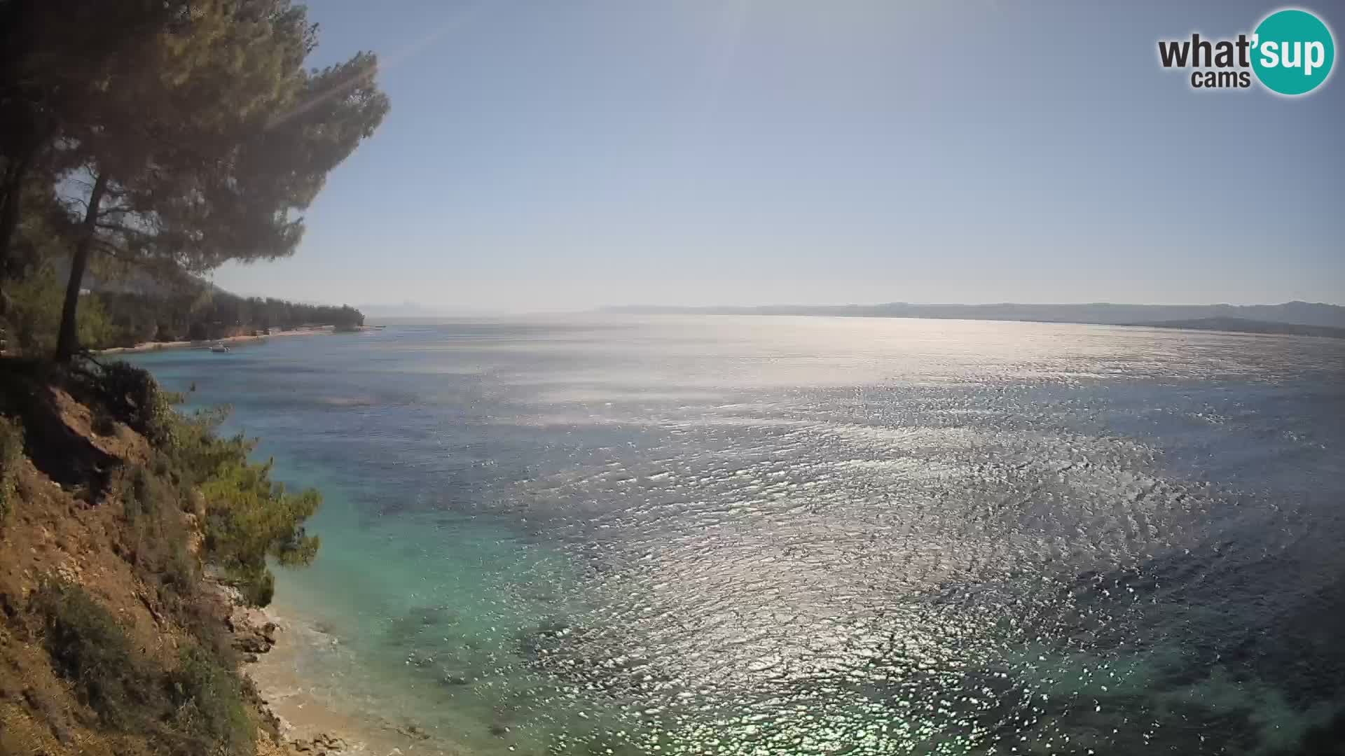 Webcam Potočine Beach Bol – Live View of Borak Beach, Brač Island