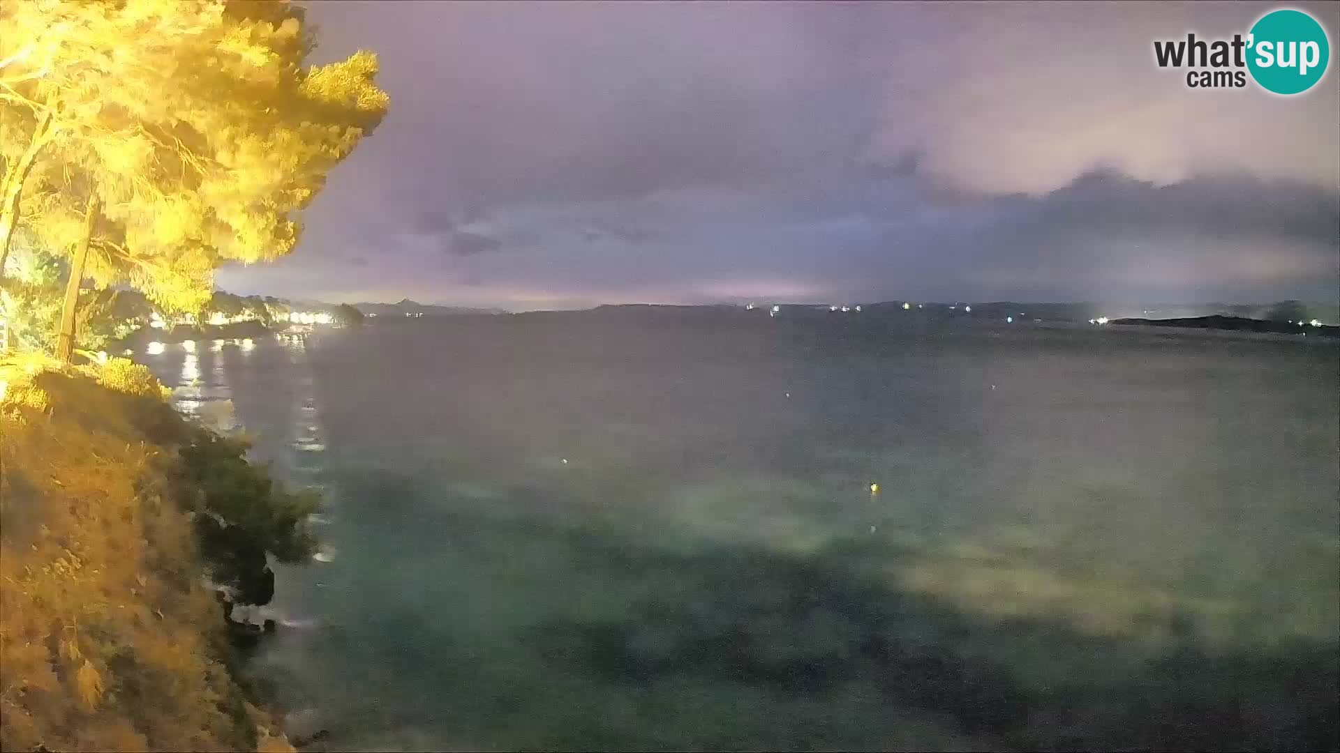 Webcam Spiaggia Potočine Bol – Vista live sulla spiaggia Borak, Isola di Brač