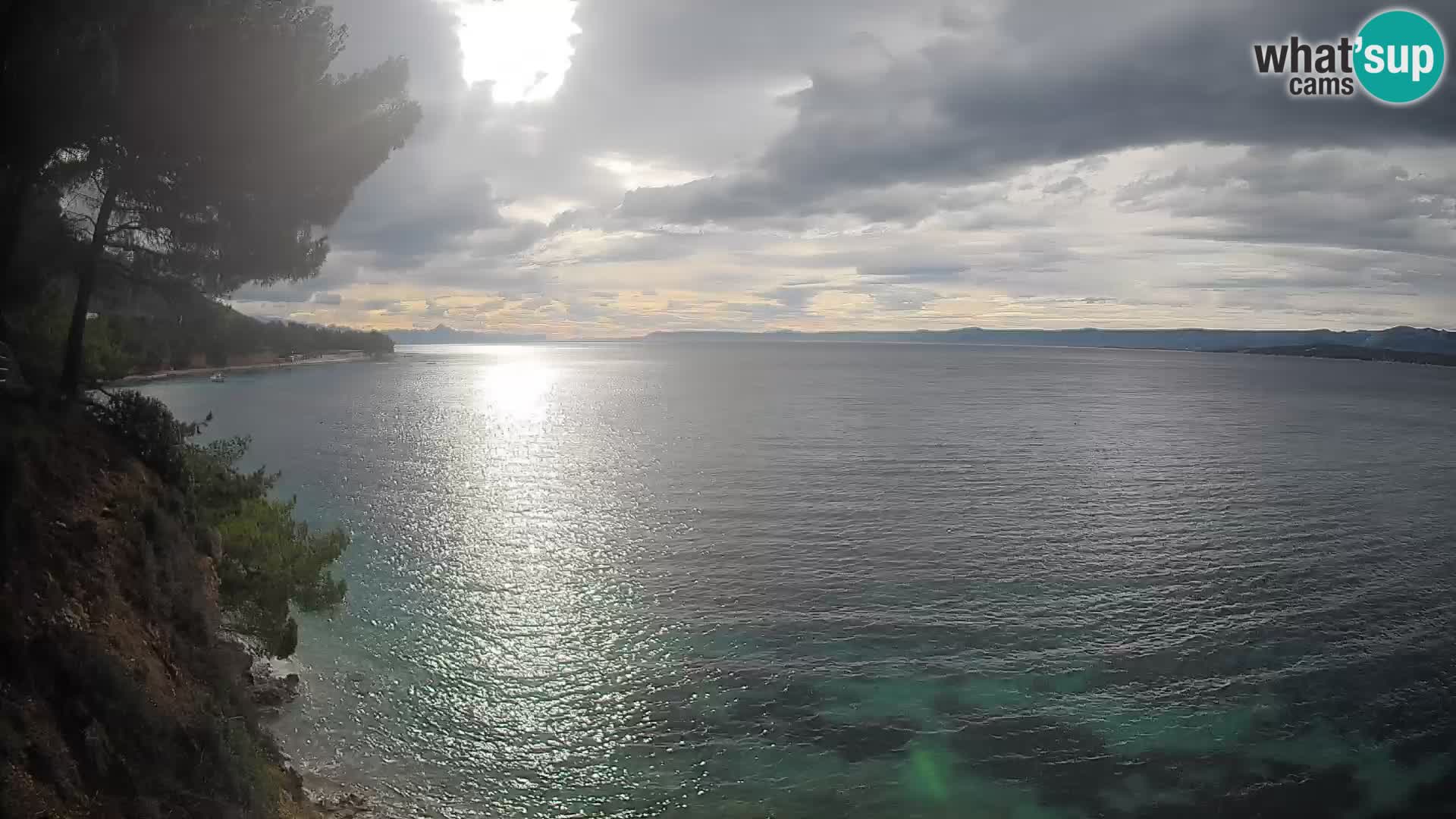 Webcam Playa Potočine Bol – Vista en vivo de Borak Beach, Isla de Brač