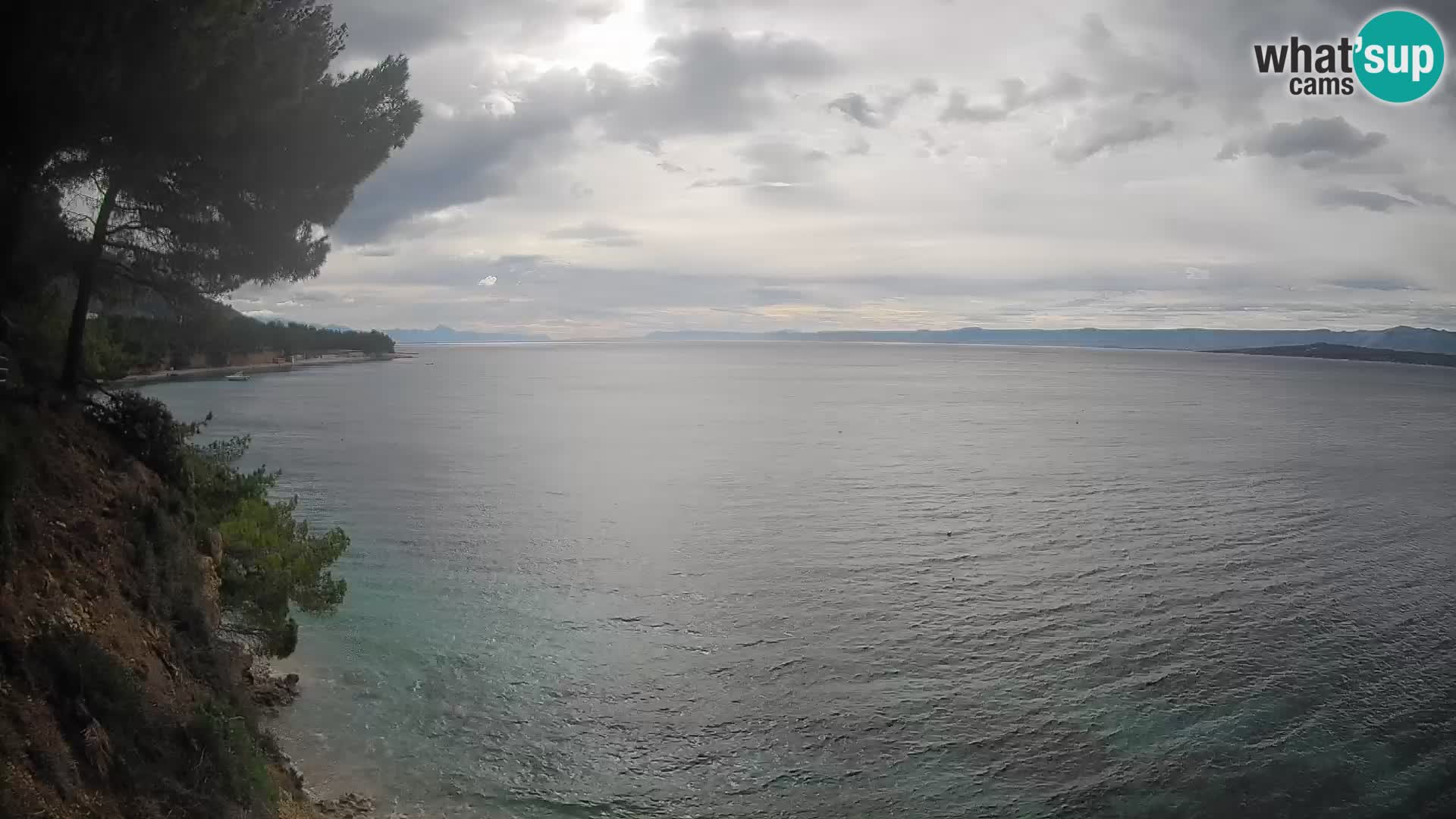 Webcam Spiaggia Potočine Bol – Vista live sulla spiaggia Borak, Isola di Brač