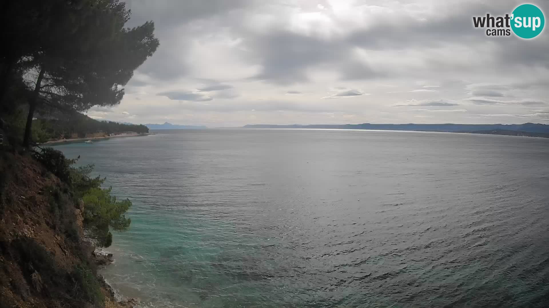 Webcam Playa Potočine Bol – Vista en vivo de Borak Beach, Isla de Brač