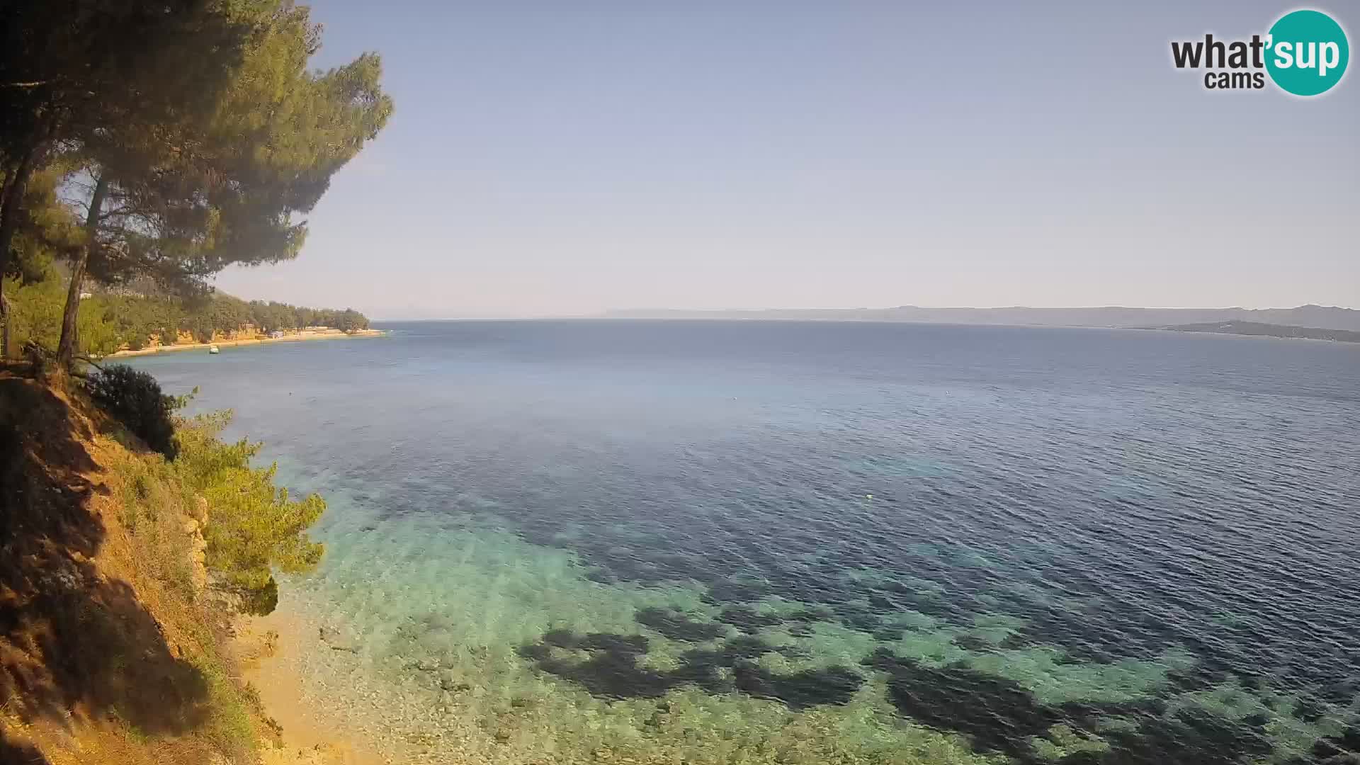 Webcam Potočine Beach Bol – Live View of Borak Beach, Brač Island