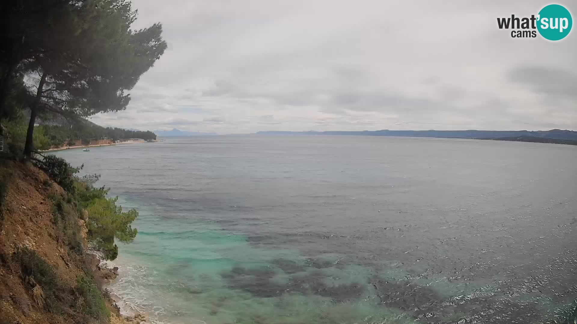 Webcam Potočine Beach Bol – Live View of Borak Beach, Brač Island