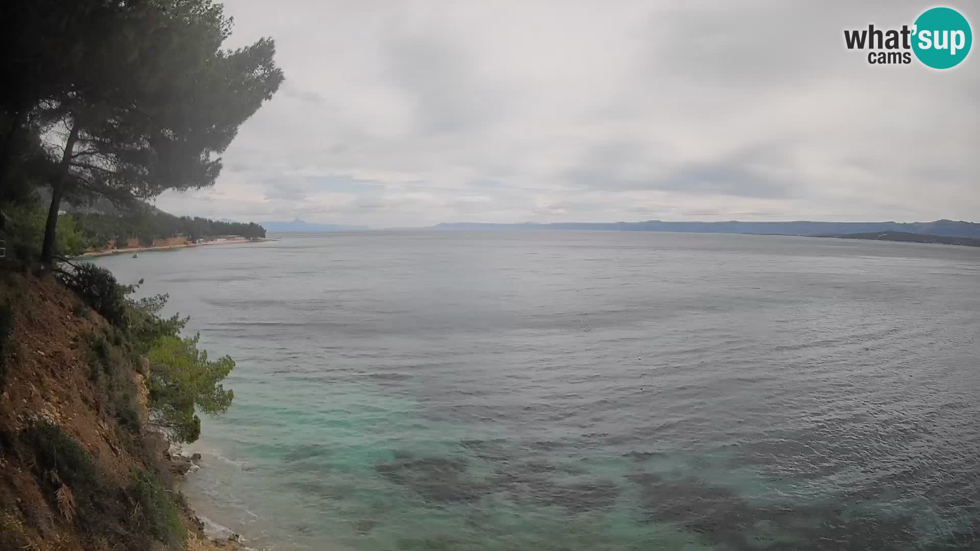 Webcam Potočine Beach Bol – Live View of Borak Beach, Brač Island
