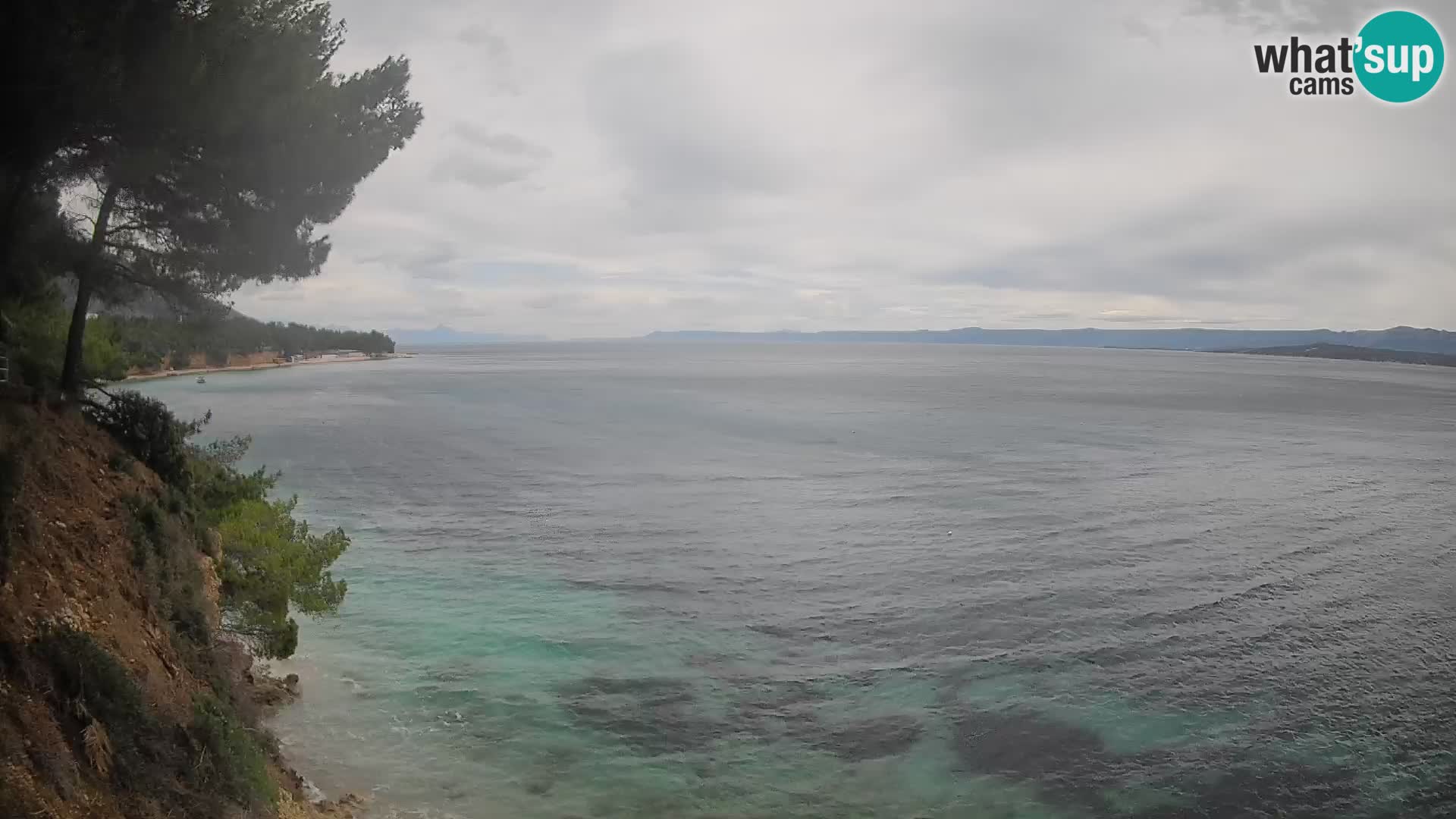 Web kamera Potočine Bol – Pogled uživo na plažu Borak, otok Brač