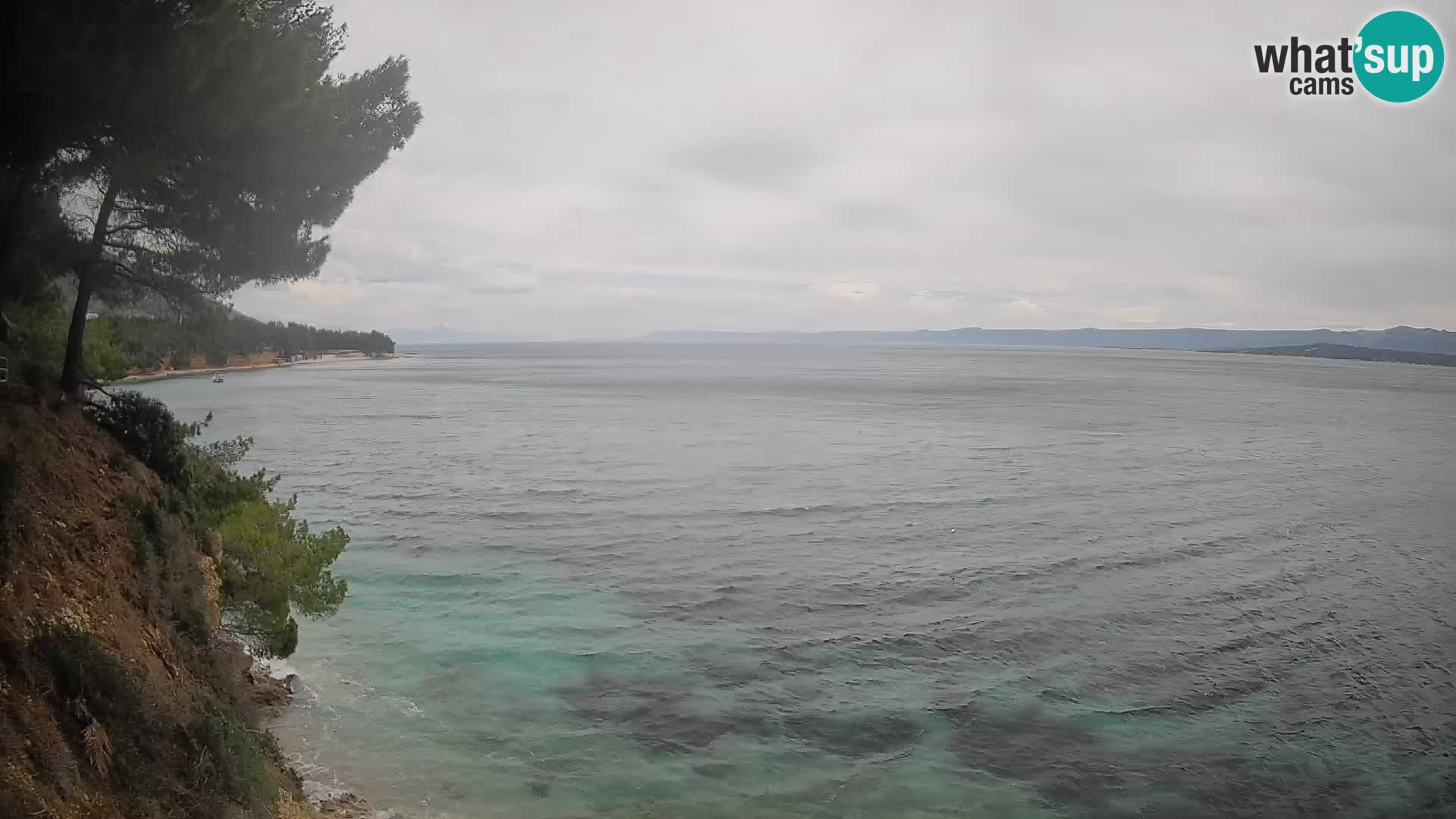 Webcam Potočine Beach Bol – Live View of Borak Beach, Brač Island