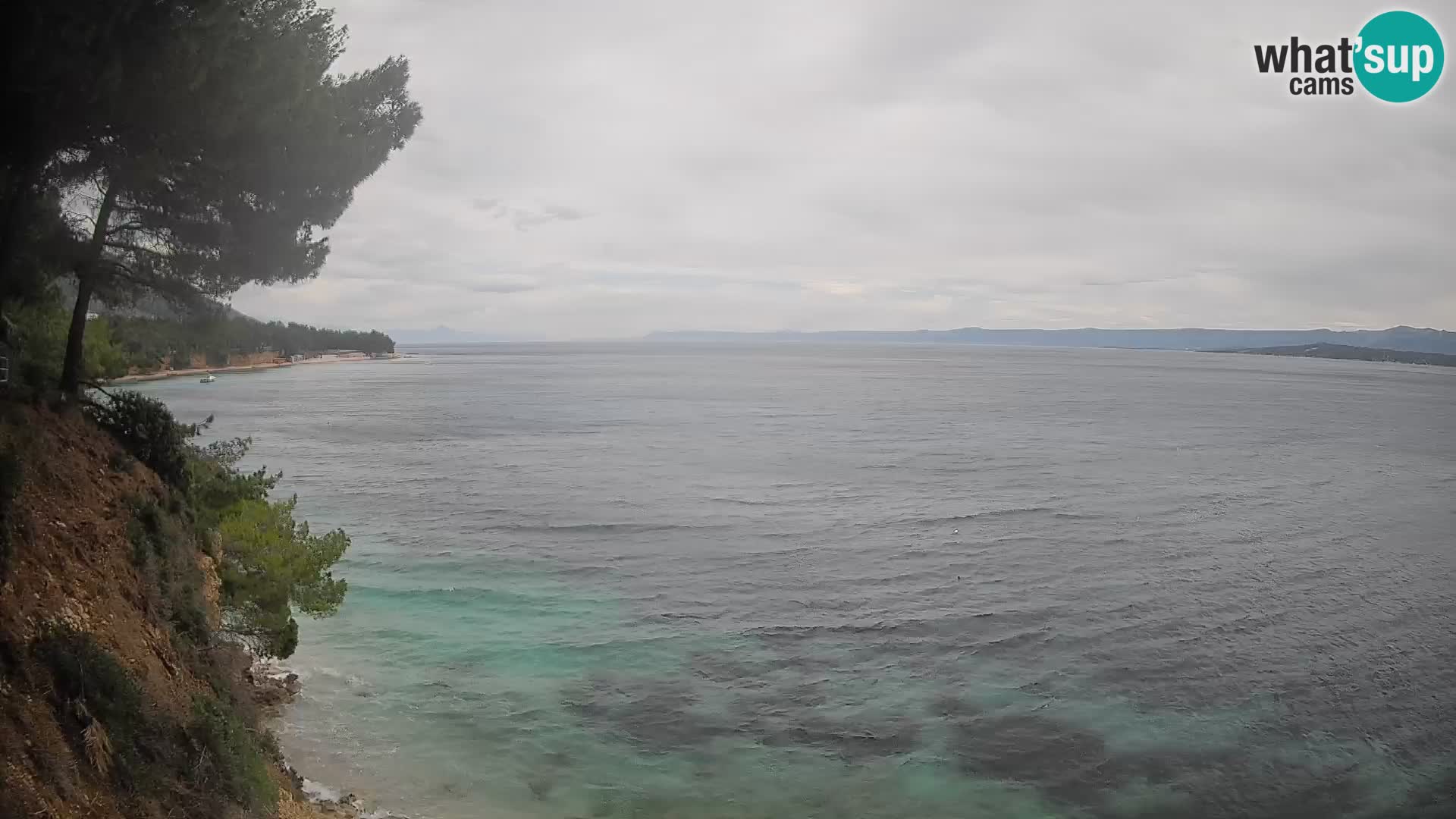 Webcam Playa Potočine Bol – Vista en vivo de Borak Beach, Isla de Brač