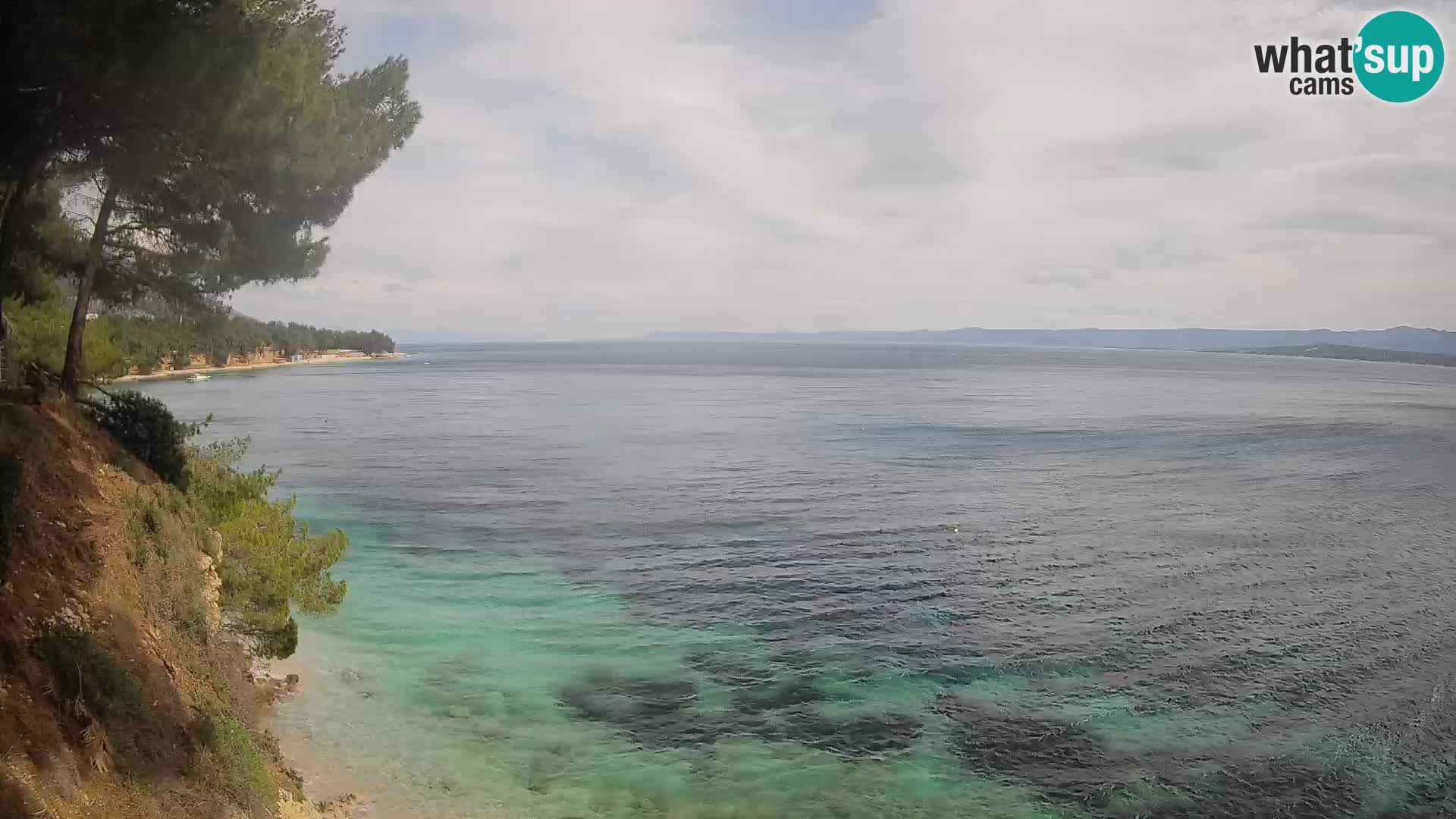 Webcam Potočine Beach Bol – Live View of Borak Beach, Brač Island