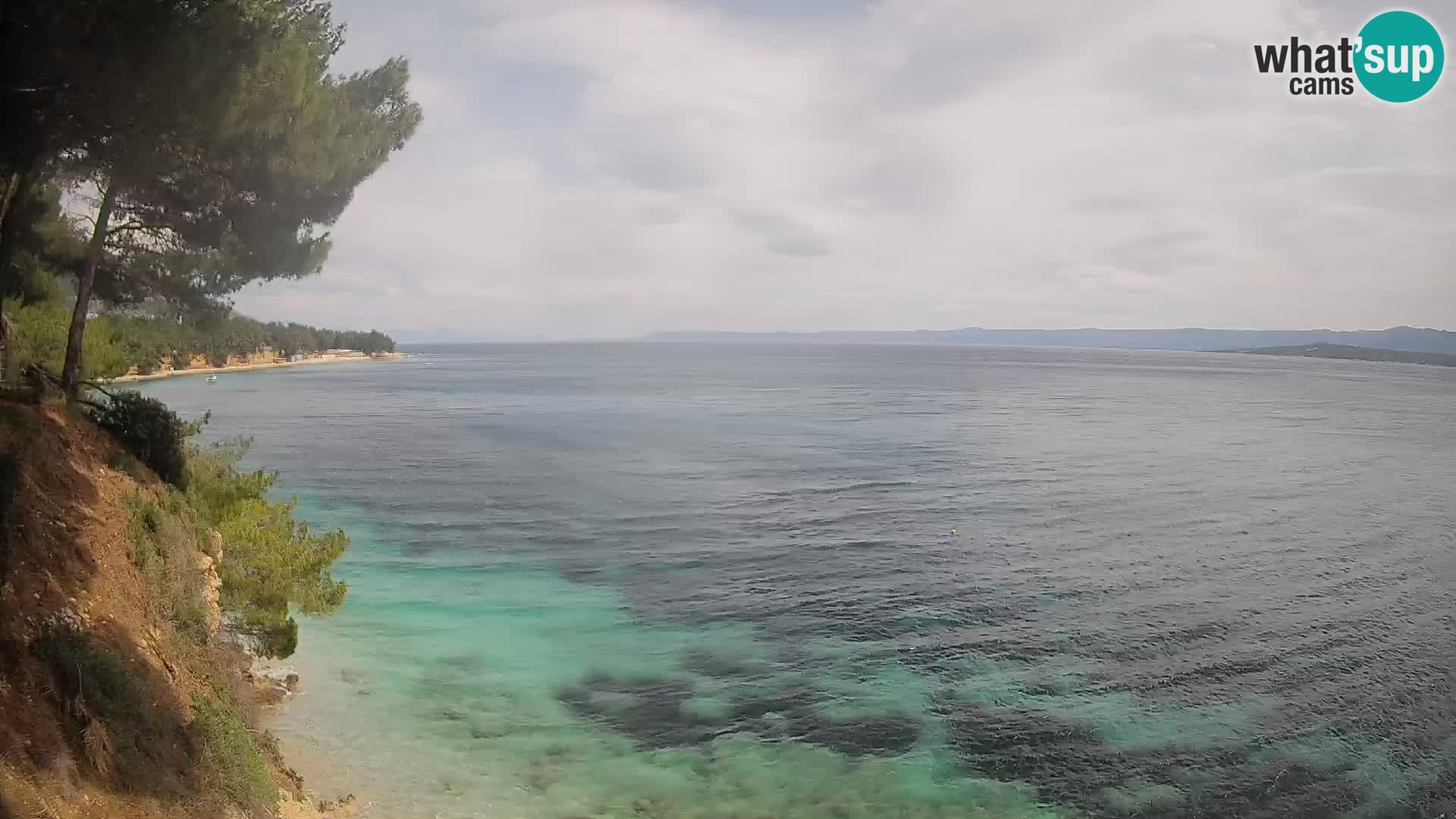 Webcam Potočine Beach Bol – Live View of Borak Beach, Brač Island