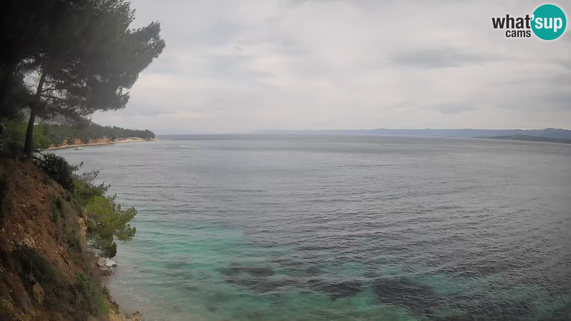 Webcam Potočine Beach Bol – Live View of Borak Beach, Brač Island