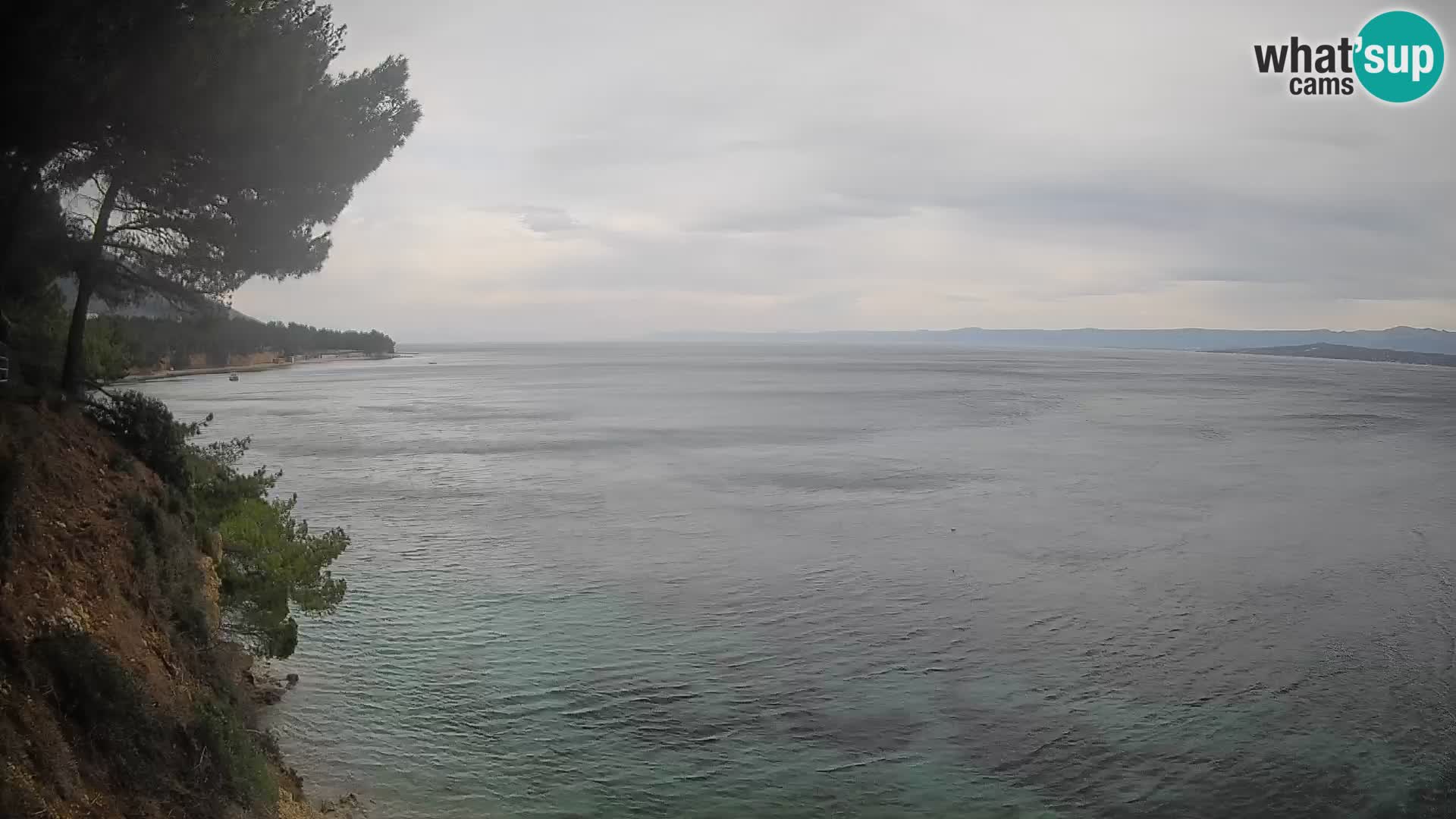 Webcam Spiaggia Potočine Bol – Vista live sulla spiaggia Borak, Isola di Brač