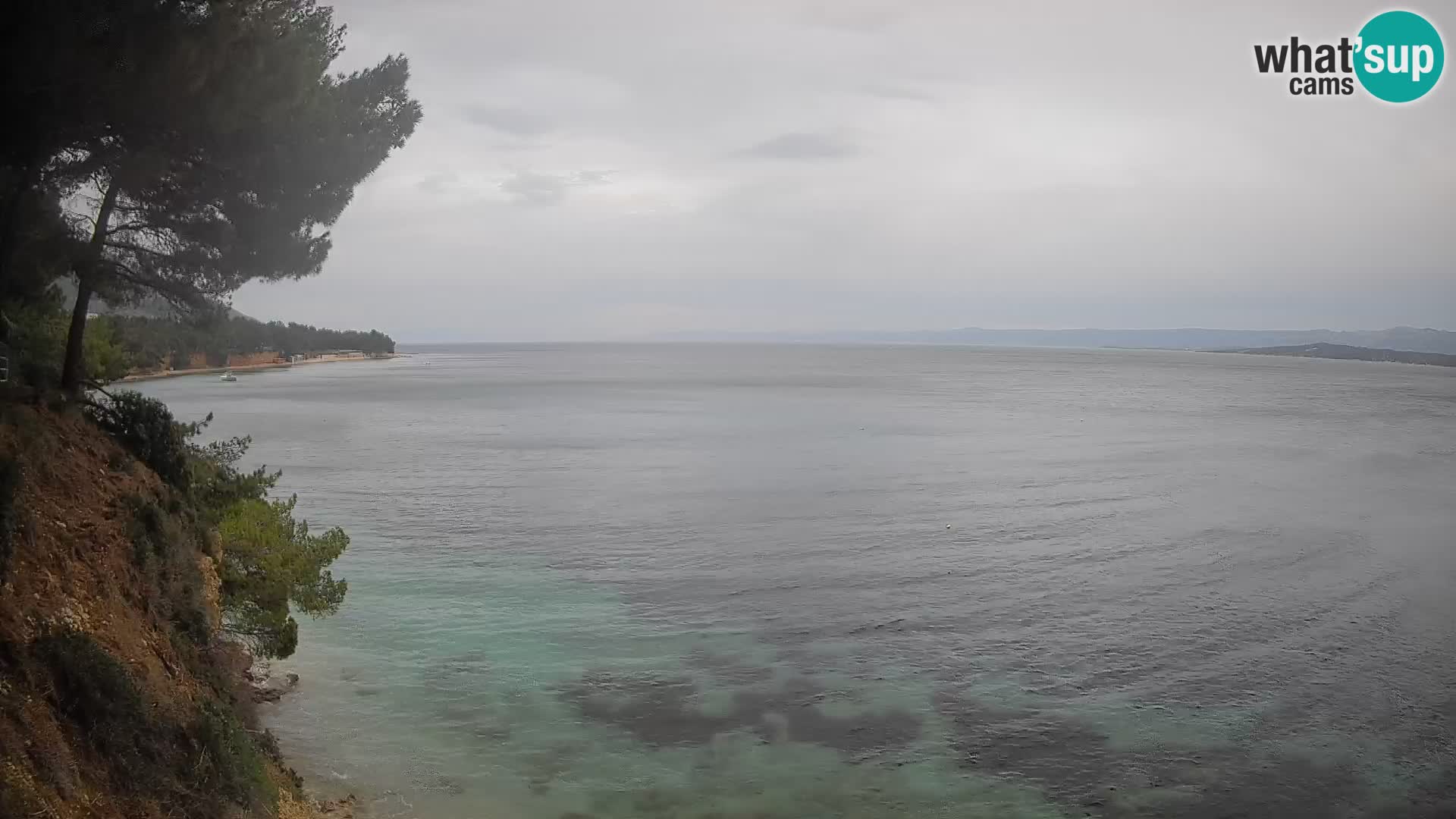 Webcam Potočine Beach Bol – Live View of Borak Beach, Brač Island