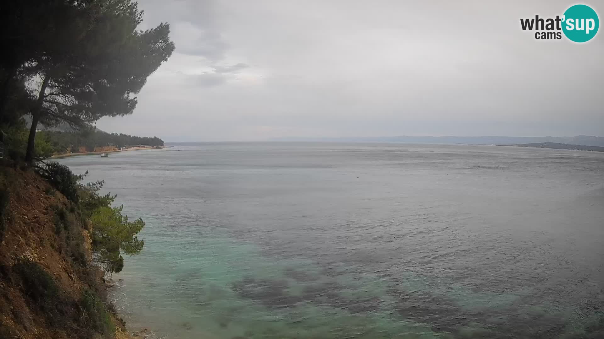 Webcam plage Potočine Bol – Vue en direct sur Borak Beach, île de Brač