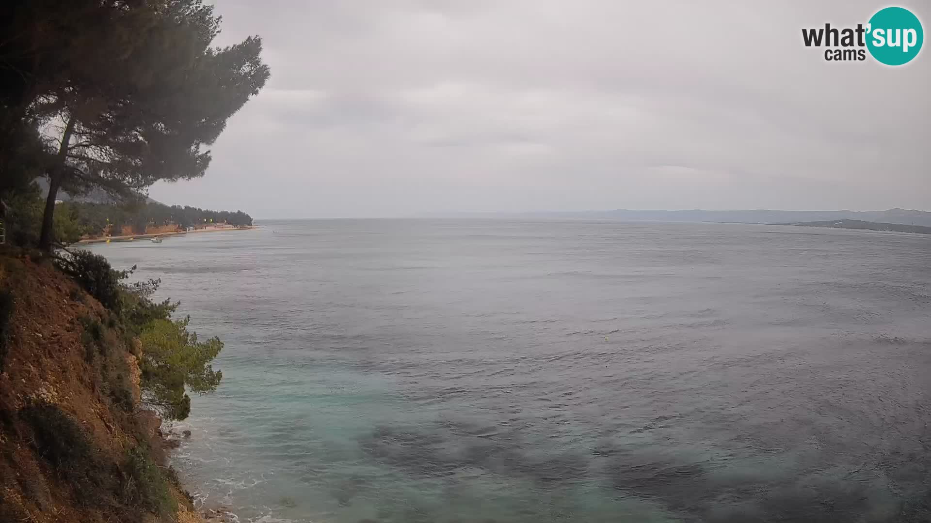 Web kamera Potočine Bol – Pogled uživo na plažu Borak, otok Brač