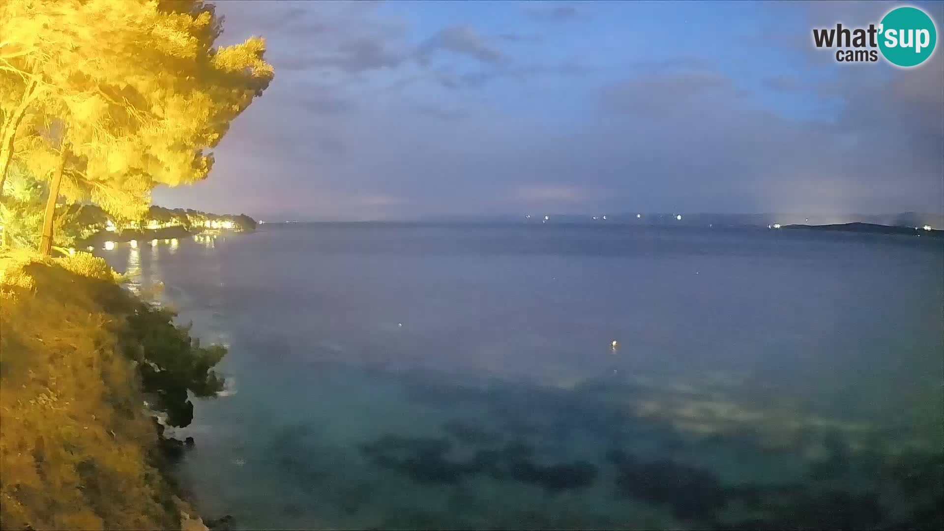 Webcam Playa Potočine Bol – Vista en vivo de Borak Beach, Isla de Brač