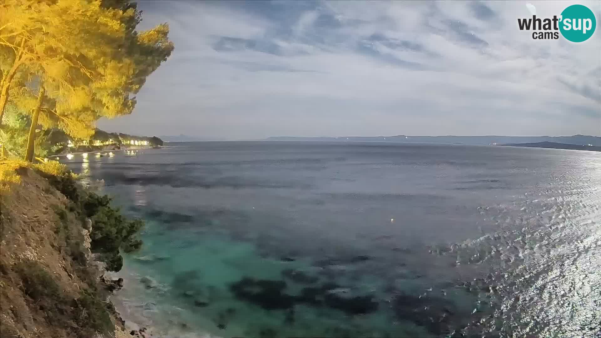 Webcam Strand Potočine Bol – Liveblick auf Borak Beach, Insel Brač