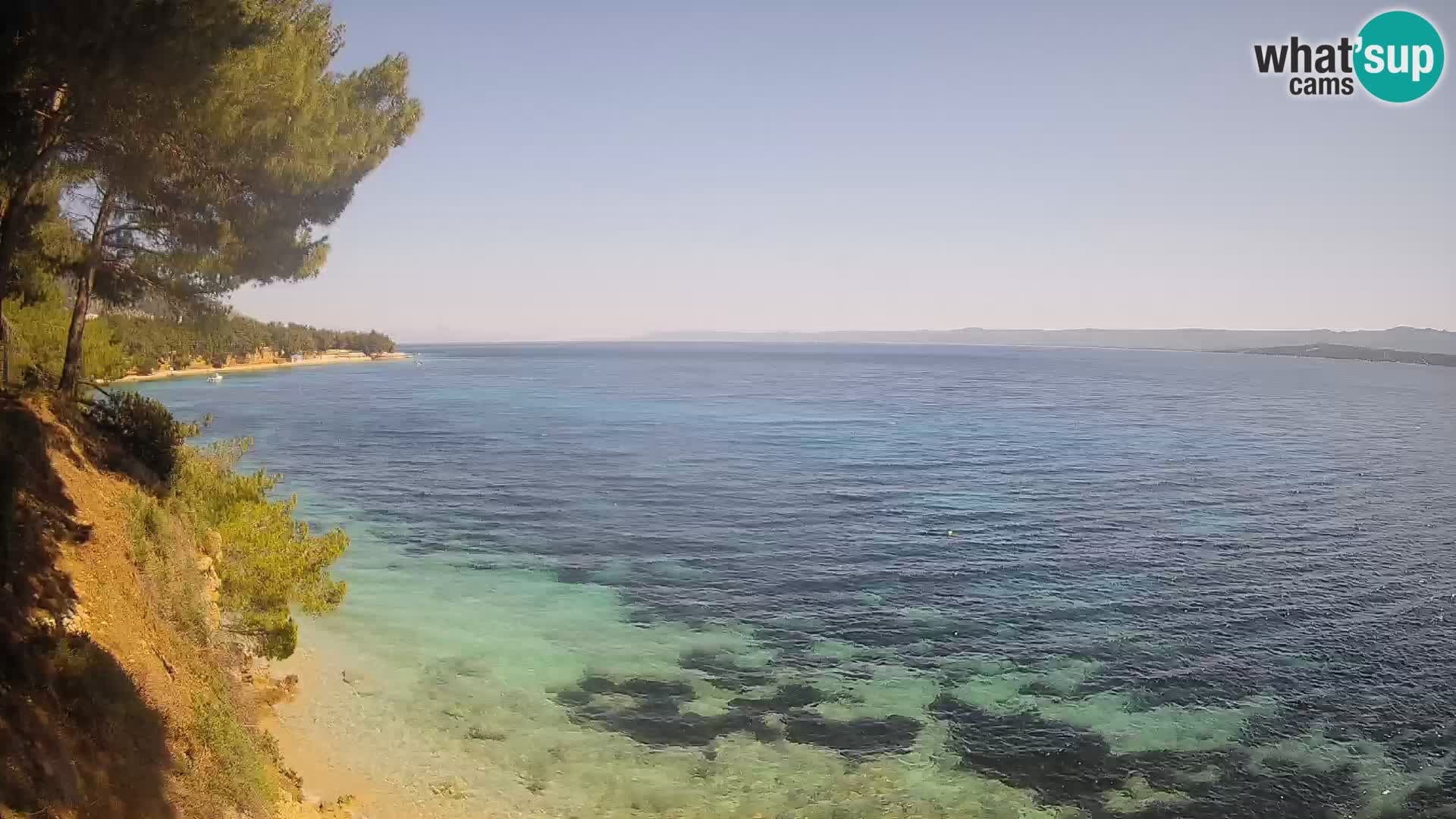 Webcam Potočine Beach Bol – Live View of Borak Beach, Brač Island