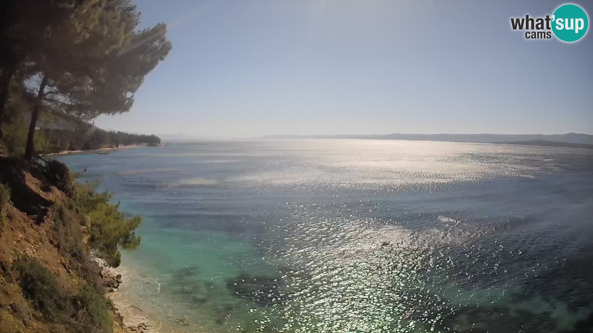 Webcam Strand Potočine Bol – Liveblick auf Borak Beach, Insel Brač