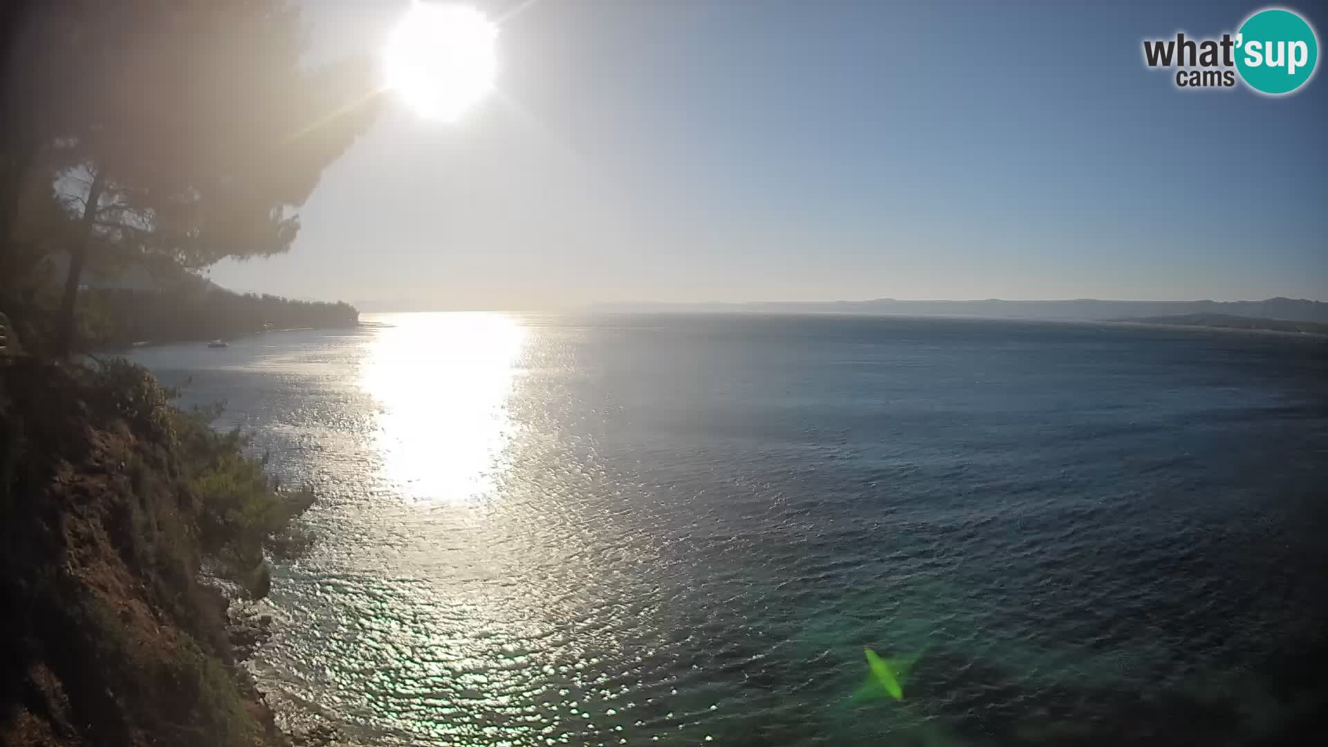 Webcam Playa Potočine Bol – Vista en vivo de Borak Beach, Isla de Brač