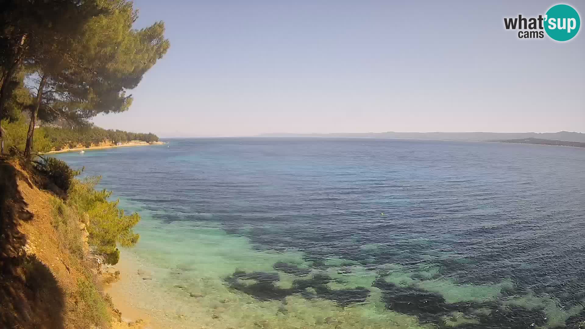 Webcam Strand Potočine Bol – Liveblick auf Borak Beach, Insel Brač