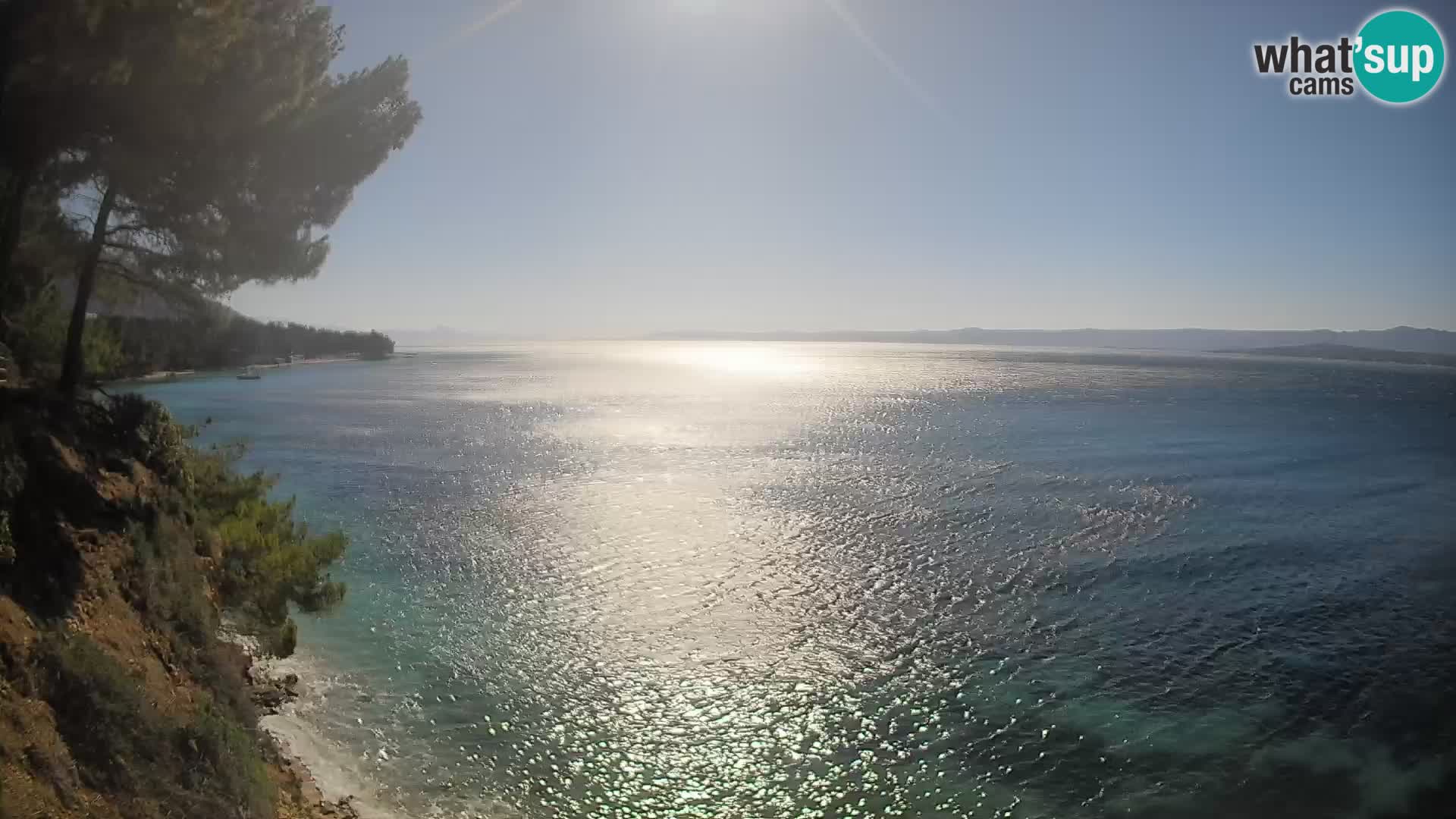 Webcam Potočine Beach Bol – Live View of Borak Beach, Brač Island
