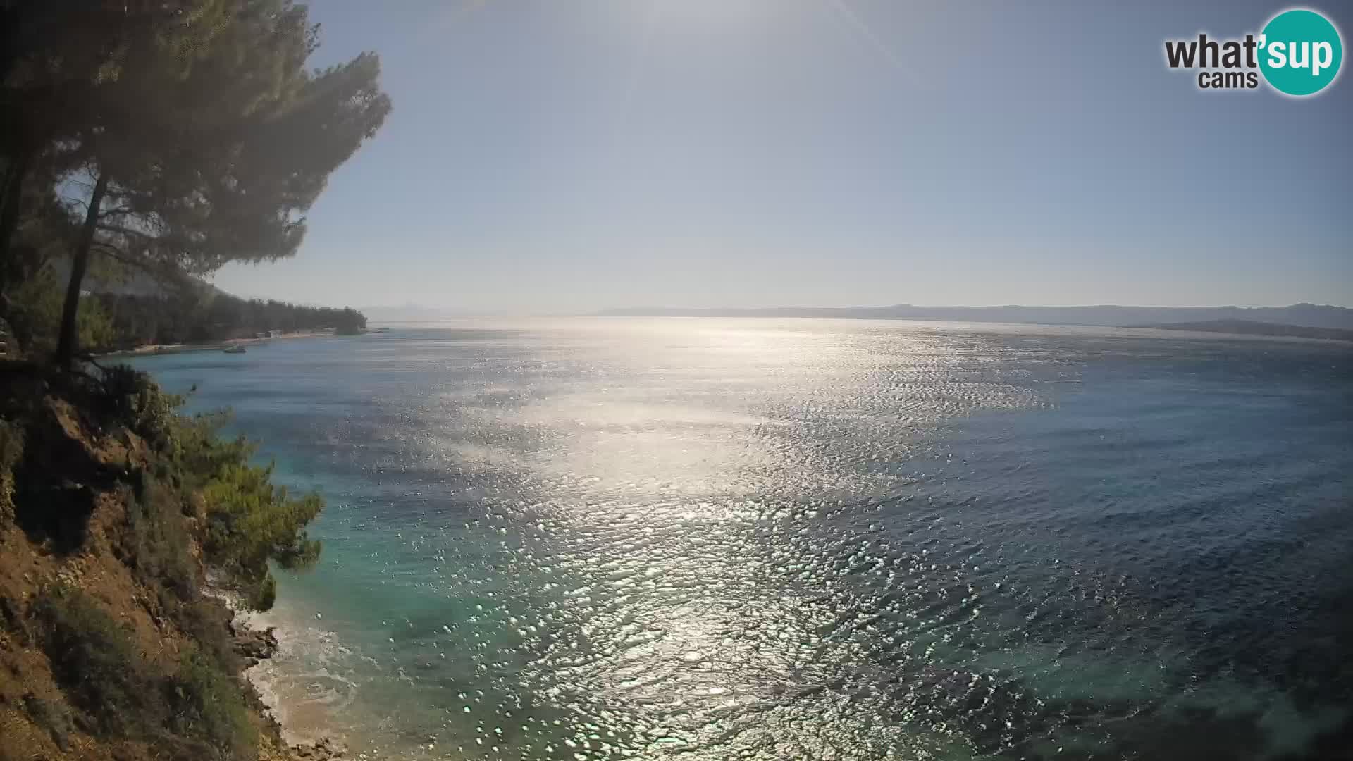 Webcam Potočine Beach Bol – Live View of Borak Beach, Brač Island