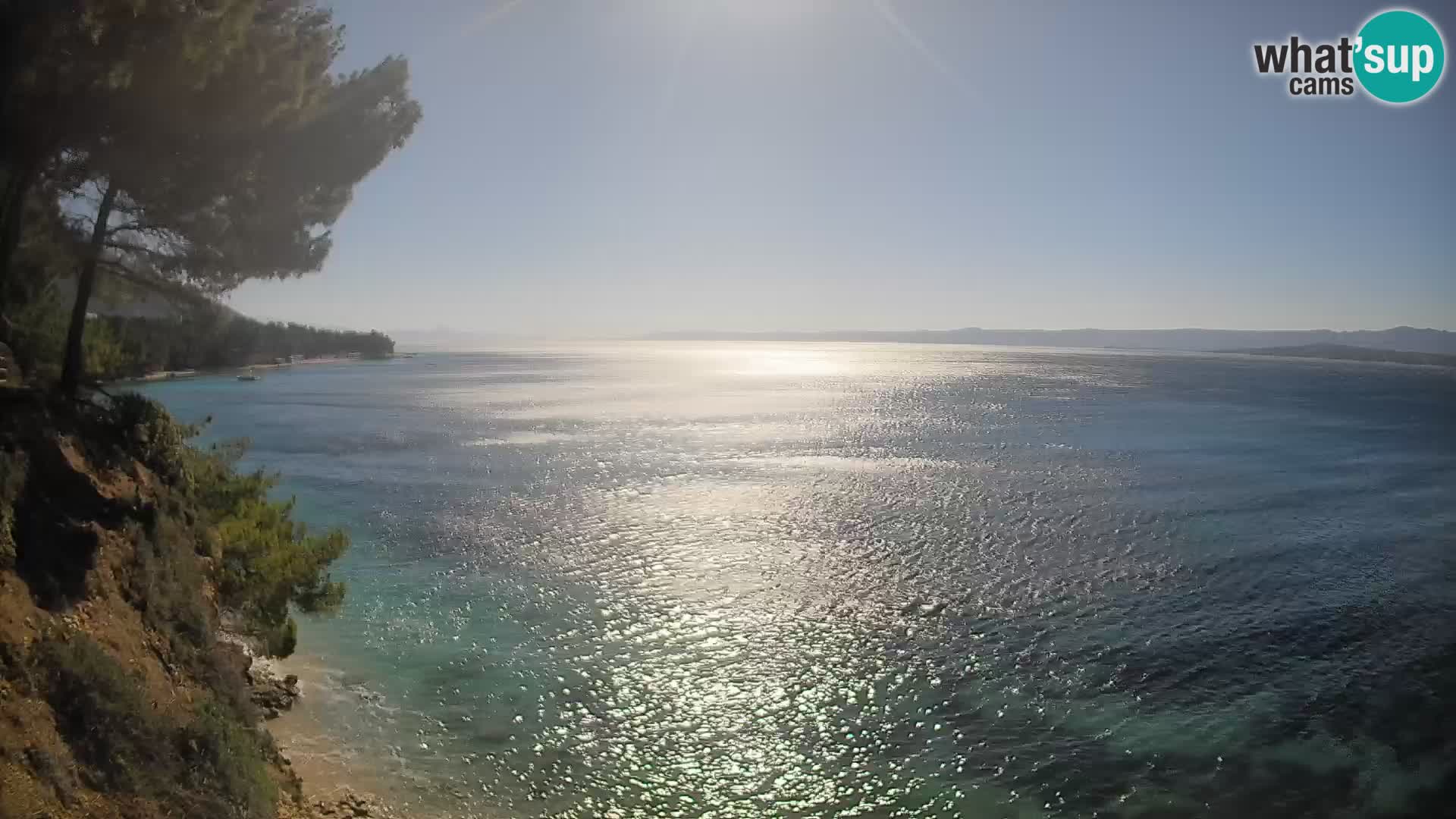 Webcam plage Potočine Bol – Vue en direct sur Borak Beach, île de Brač