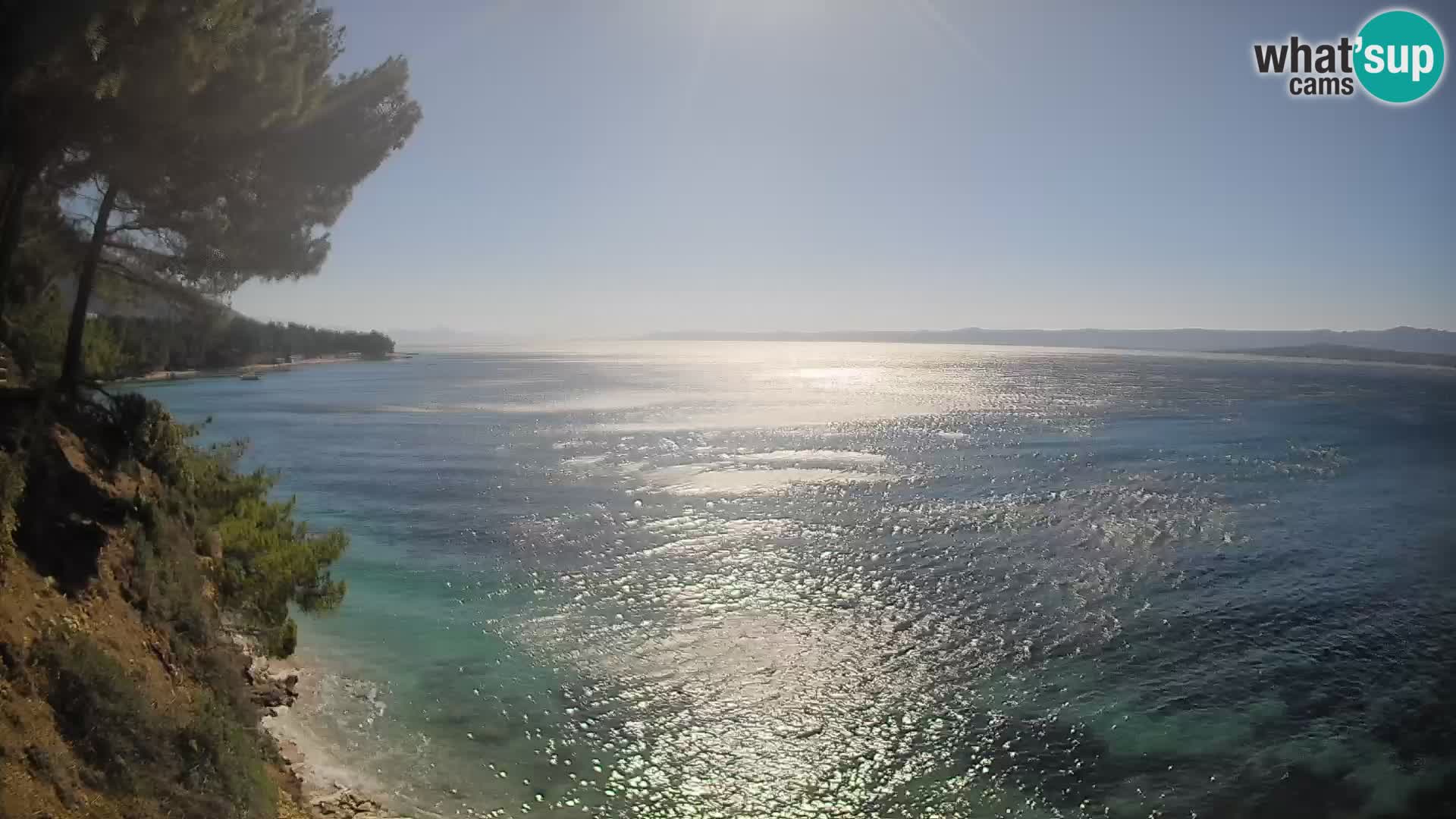 Webcam Potočine Beach Bol – Live View of Borak Beach, Brač Island