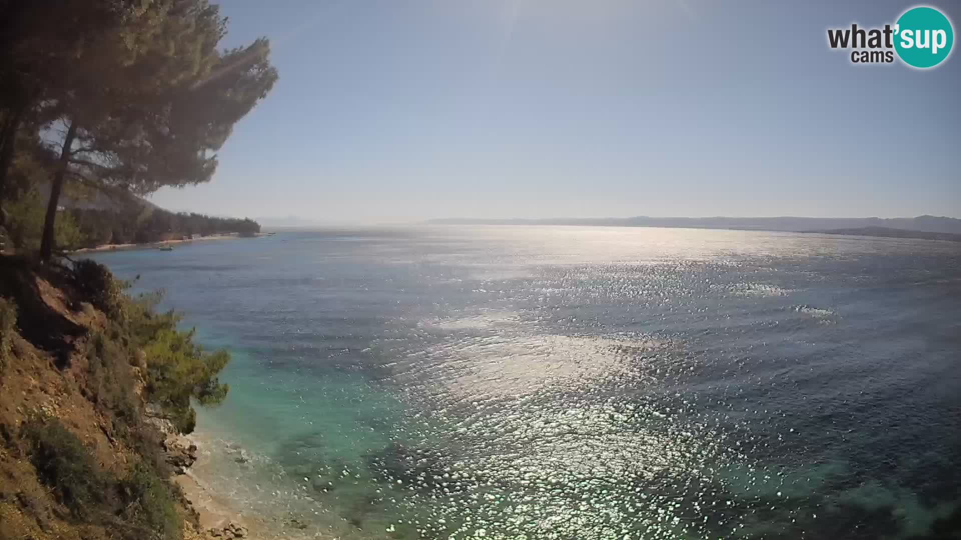 Webcam plage Potočine Bol – Vue en direct sur Borak Beach, île de Brač