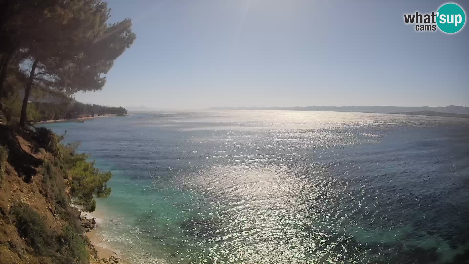 Webcam plage Potočine Bol – Vue en direct sur Borak Beach, île de Brač