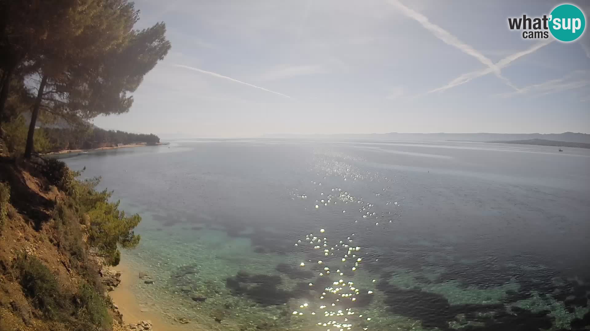 Webcam Potočine Beach Bol – Live View of Borak Beach, Brač Island