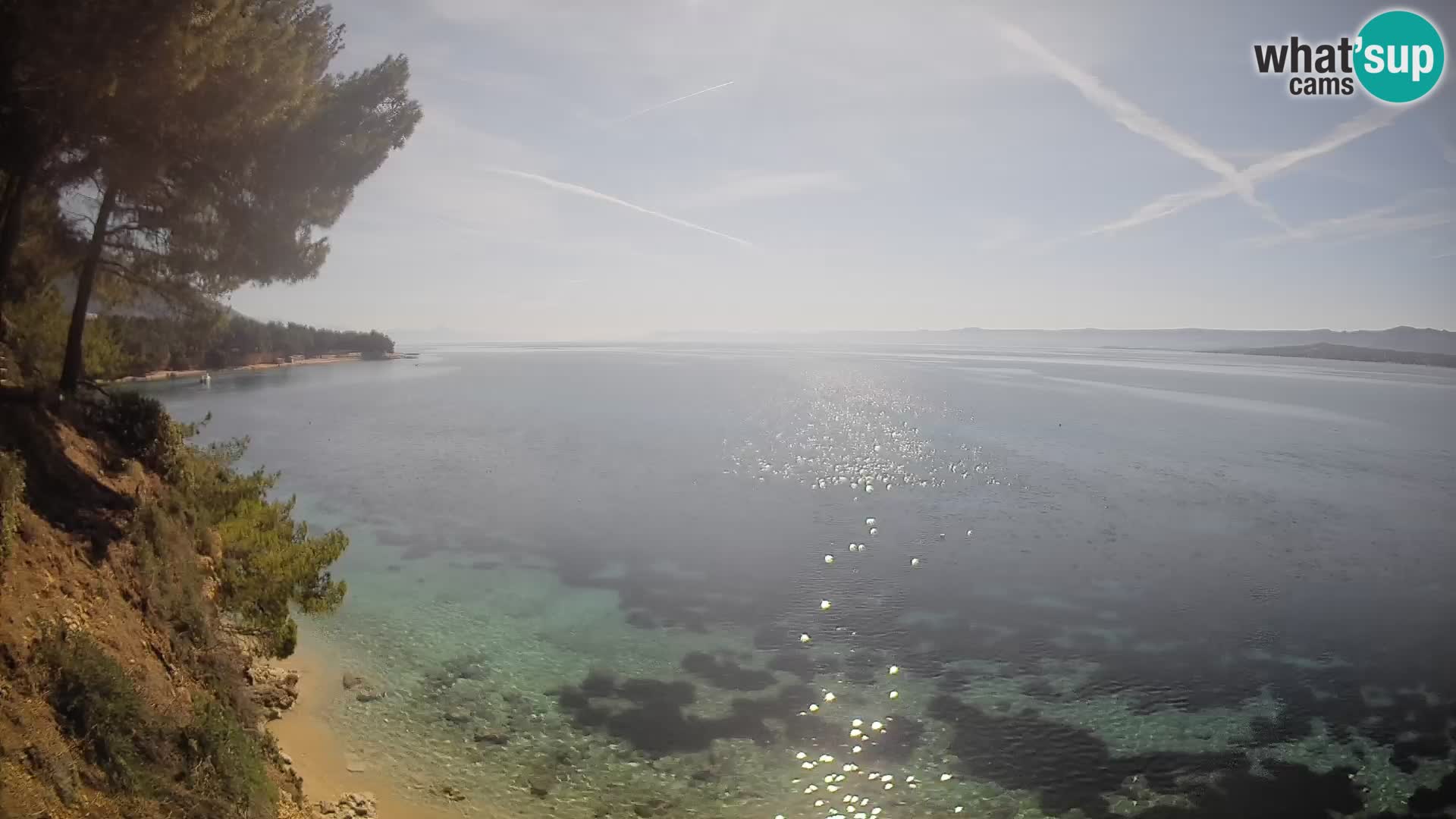Webcam Potočine Beach Bol – Live View of Borak Beach, Brač Island