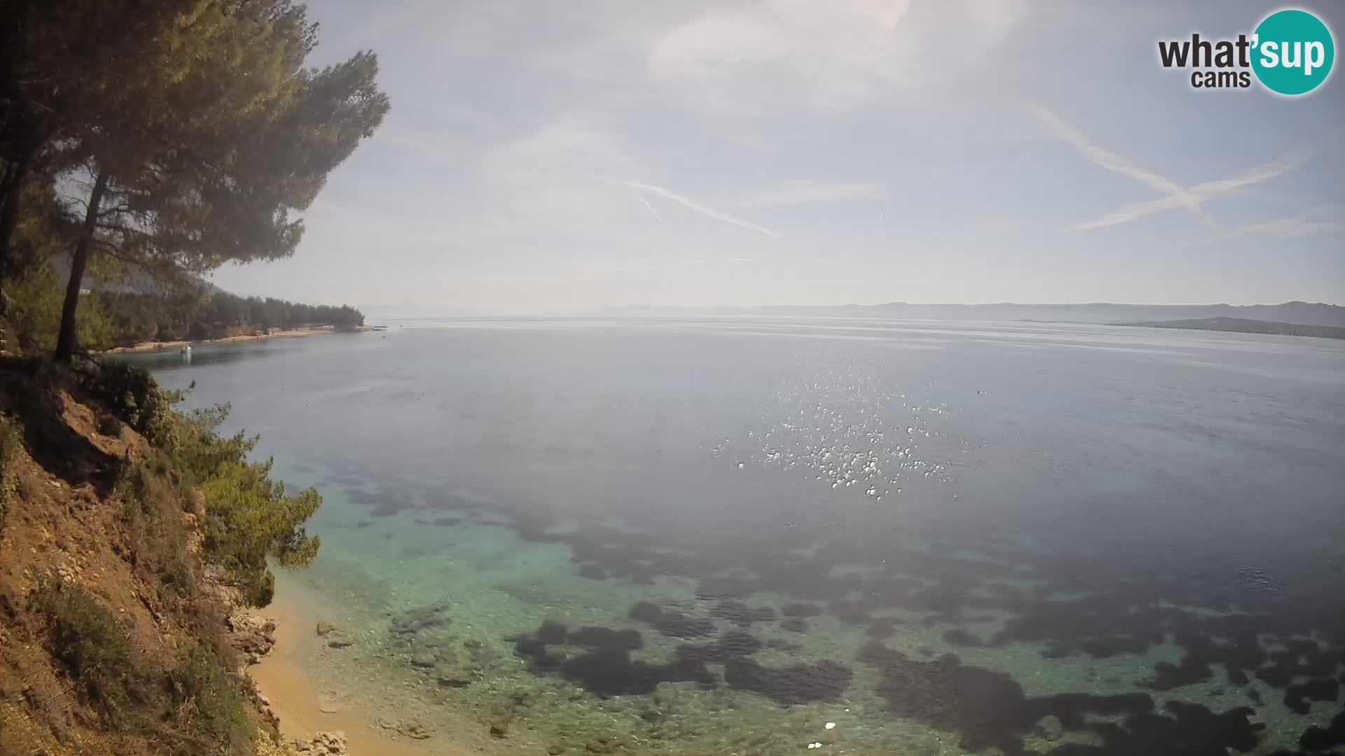 Webcam Strand Potočine Bol – Liveblick auf Borak Beach, Insel Brač