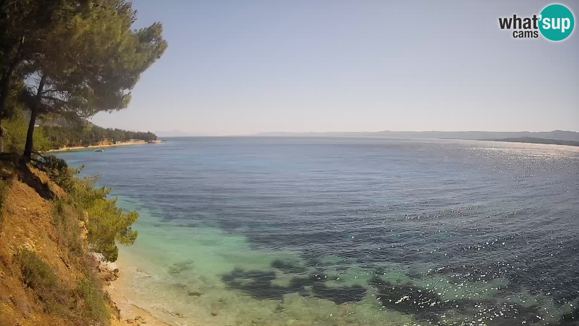 Webcam Playa Potočine Bol – Vista en vivo de Borak Beach, Isla de Brač