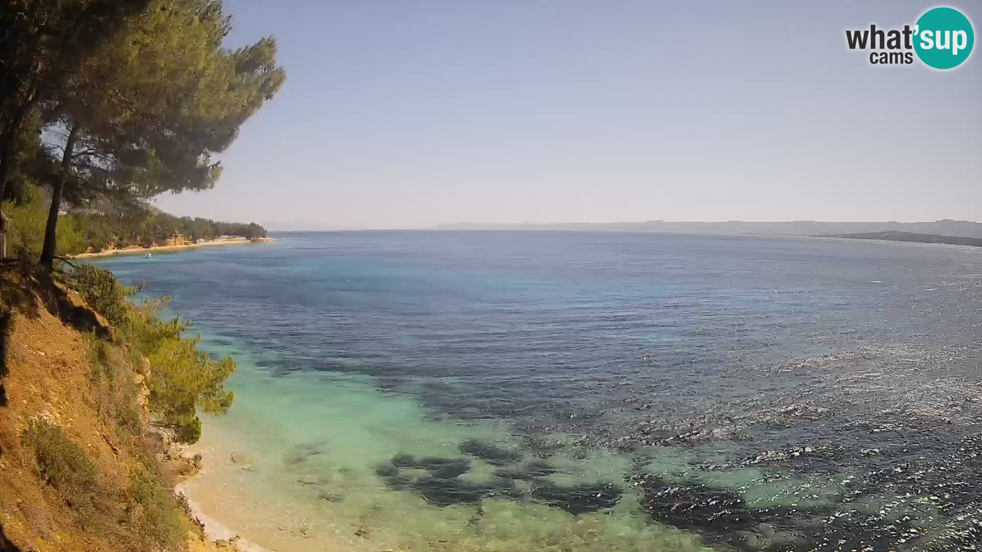 Webcam Strand Potočine Bol – Liveblick auf Borak Beach, Insel Brač