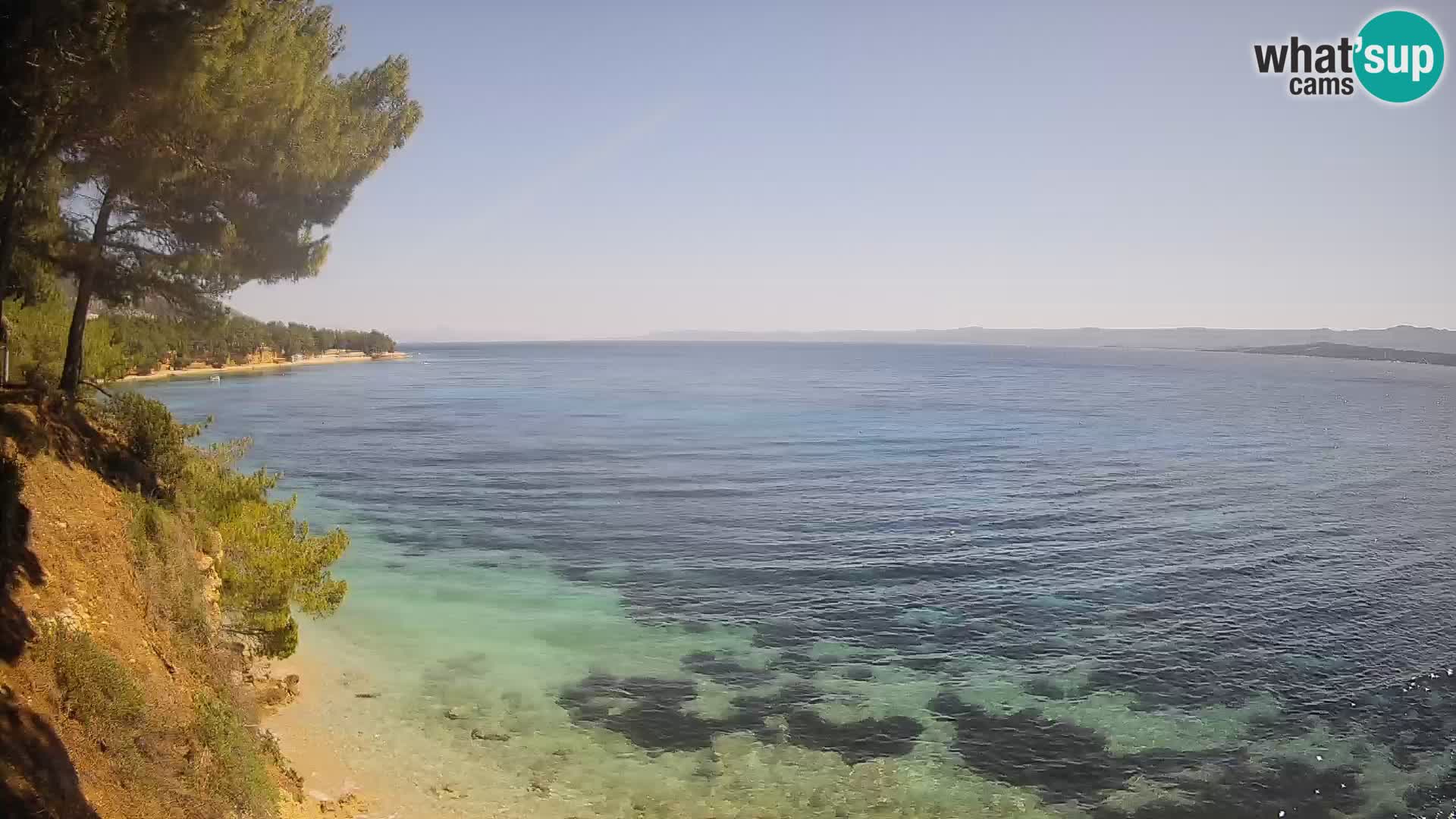 Webcam Potočine Beach Bol – Live View of Borak Beach, Brač Island