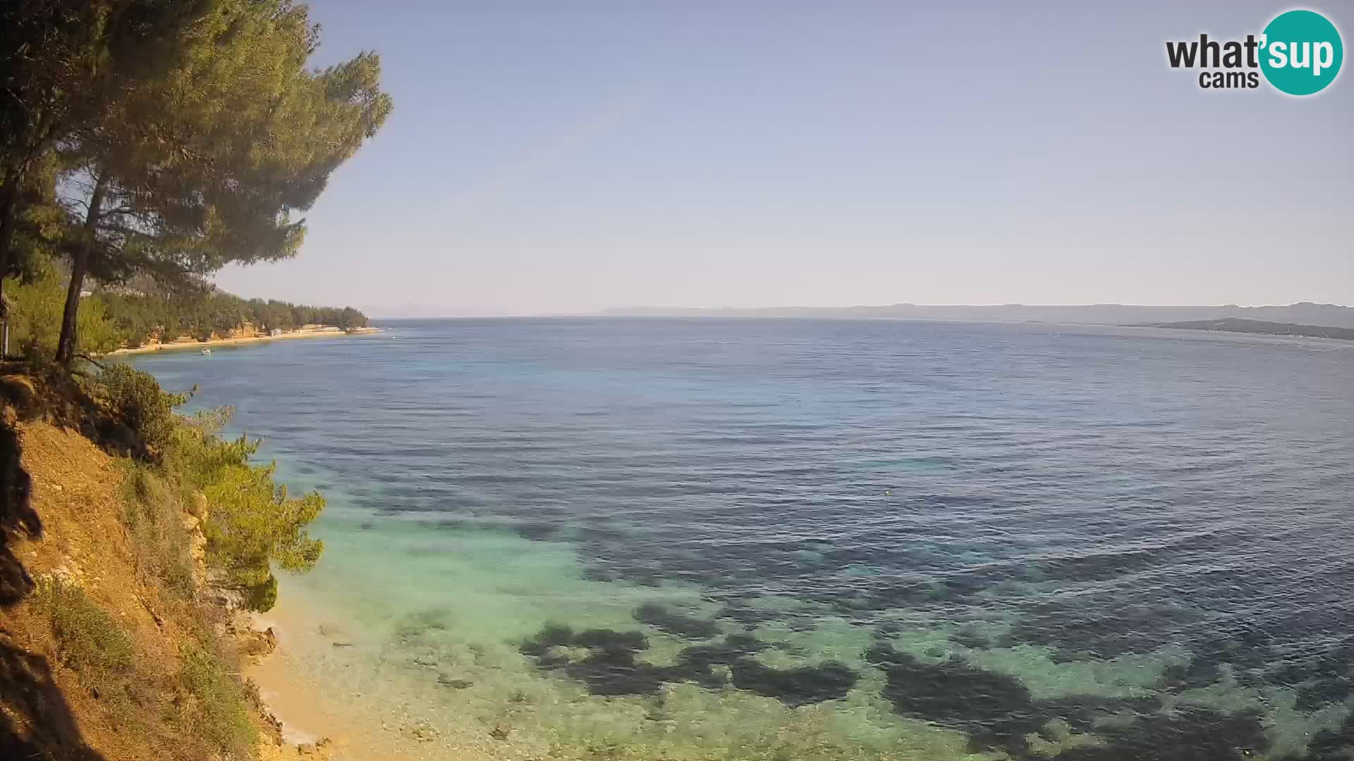 Webcam Potočine Beach Bol – Live View of Borak Beach, Brač Island