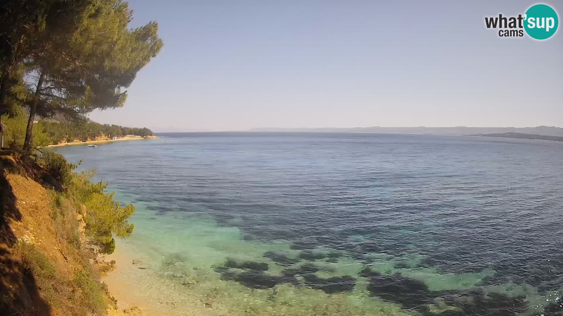 Webcam Strand Potočine Bol – Liveblick auf Borak Beach, Insel Brač
