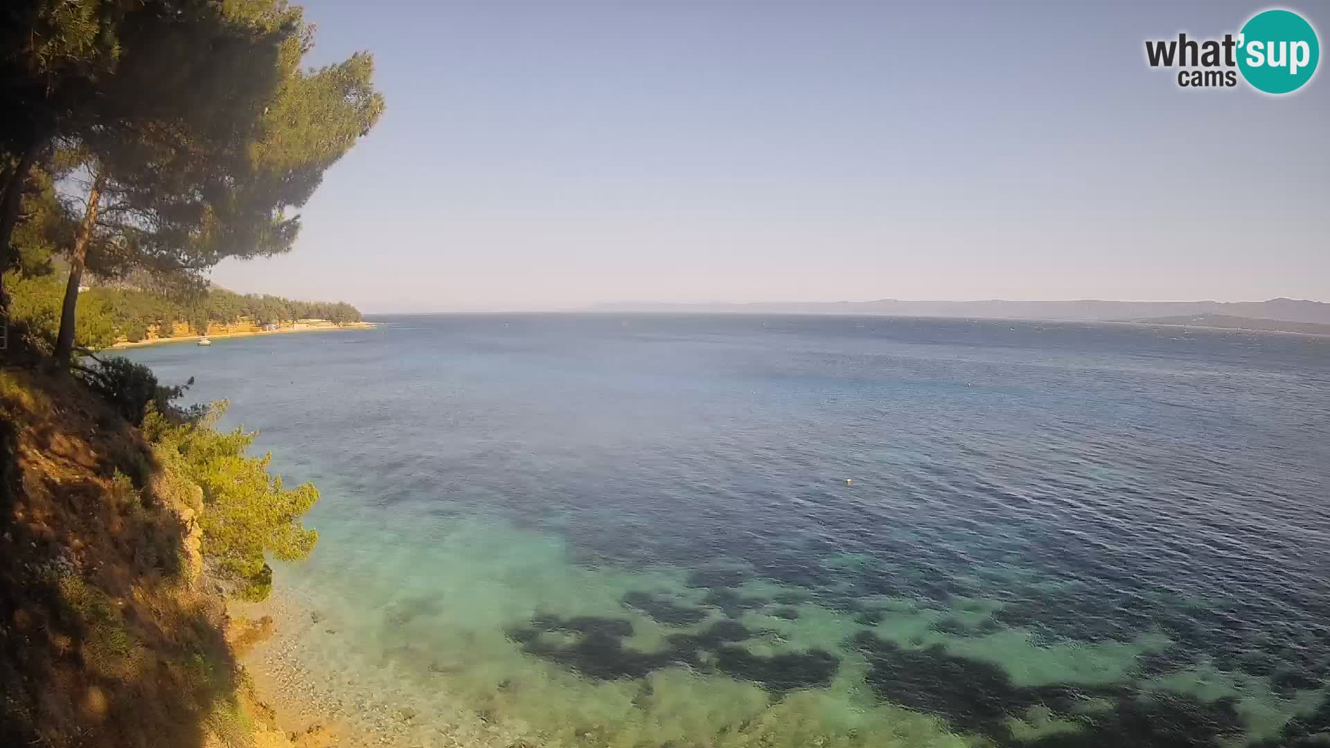 Webcam plage Potočine Bol – Vue en direct sur Borak Beach, île de Brač