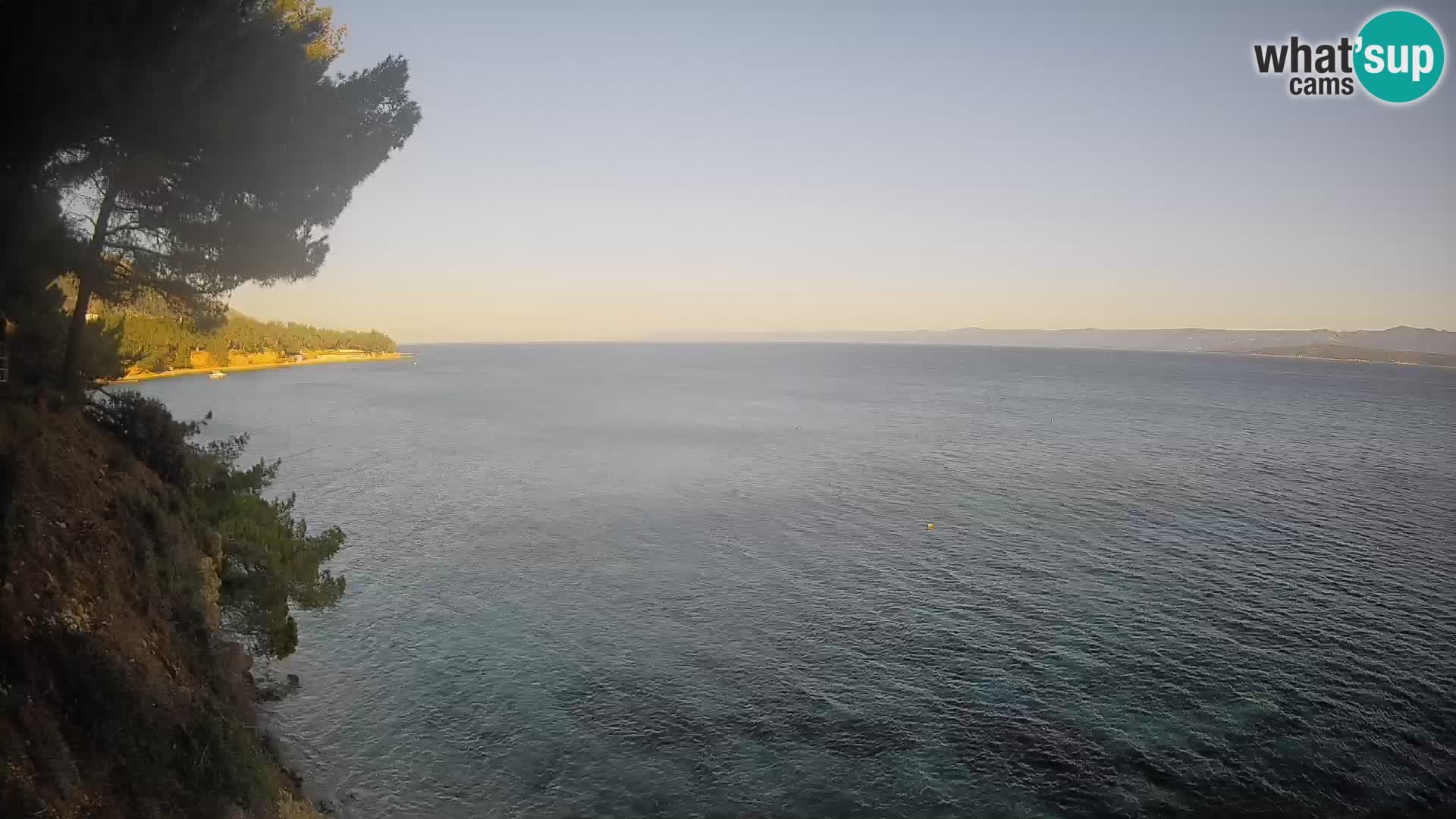 Webcam Potočine Beach Bol – Live View of Borak Beach, Brač Island