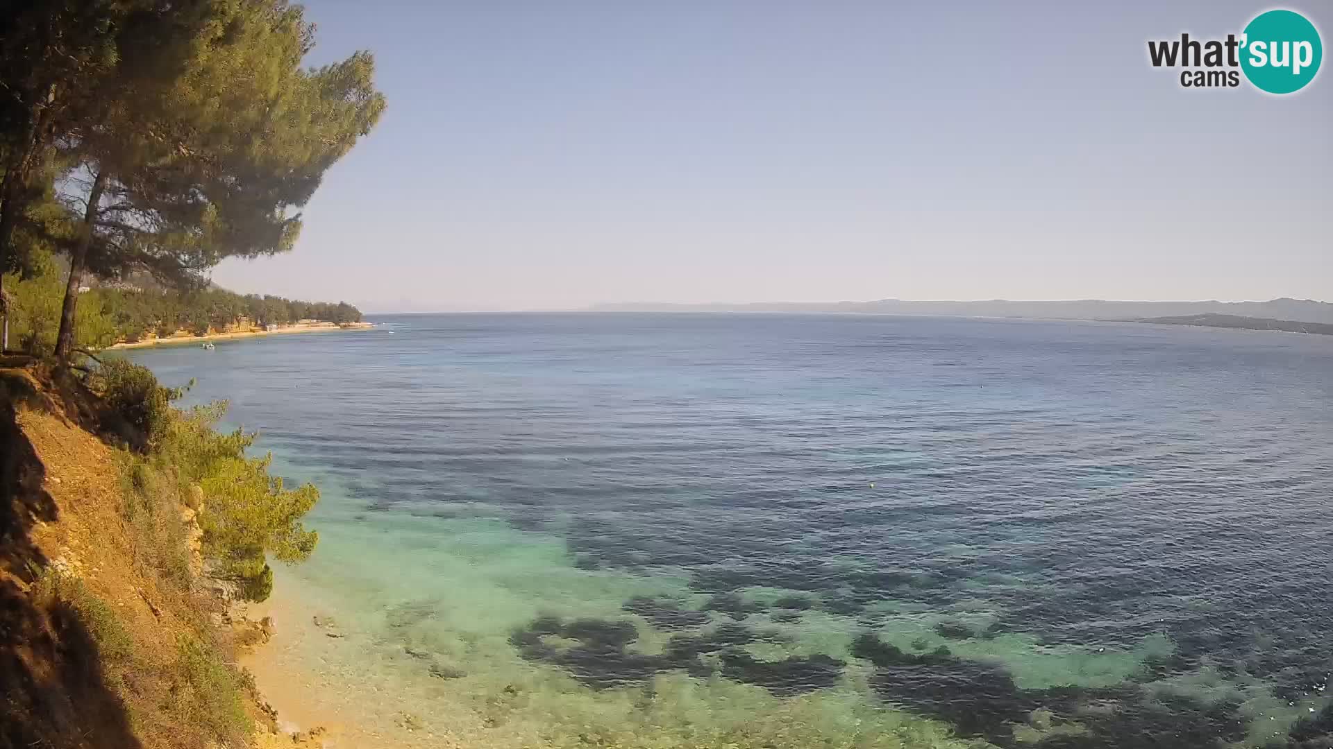 Webcam Potočine Beach Bol – Live View of Borak Beach, Brač Island
