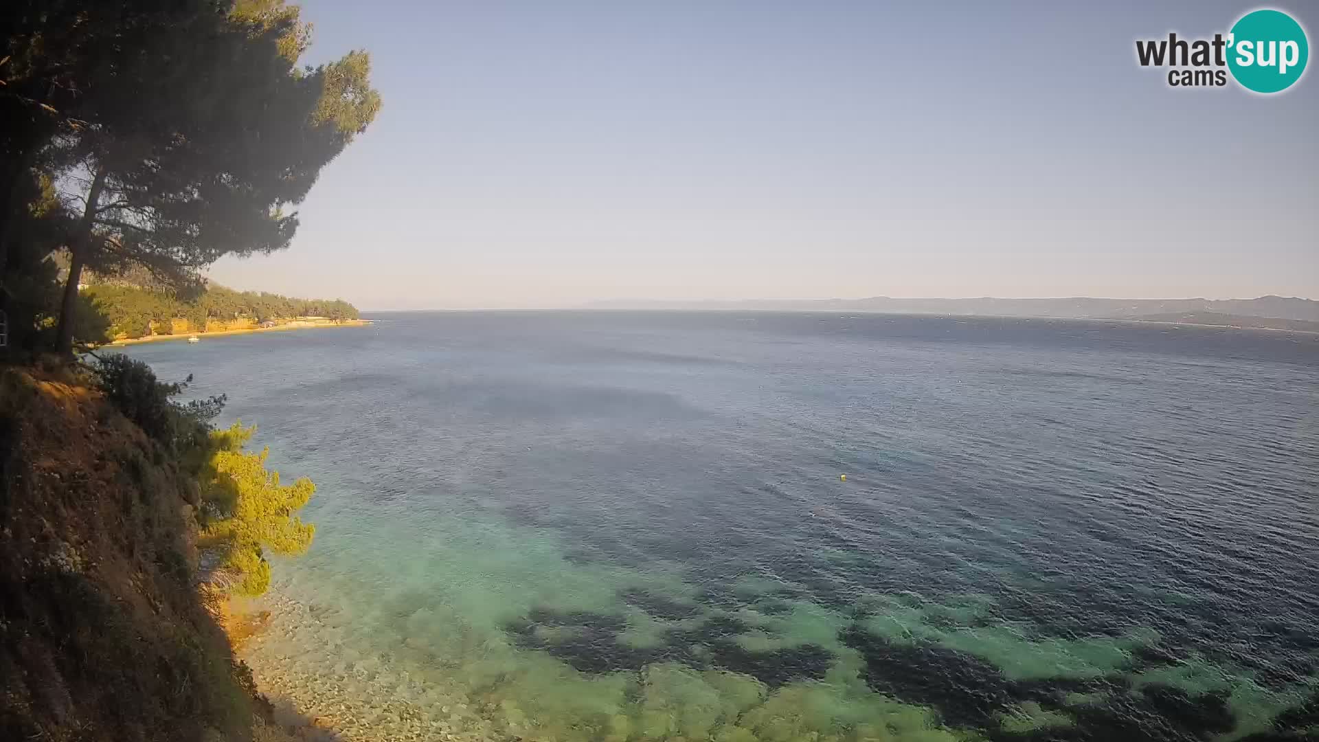 Webcam plage Potočine Bol – Vue en direct sur Borak Beach, île de Brač